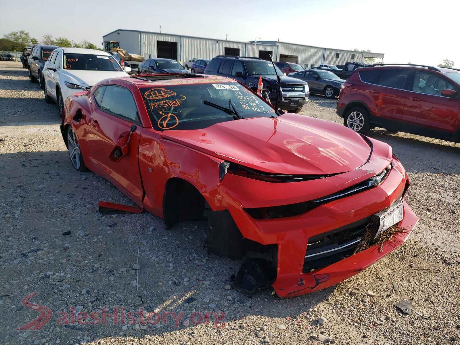 2018 CHEVROLET CAMARO VIN 1G1FB1RS6J0123181, auction photo