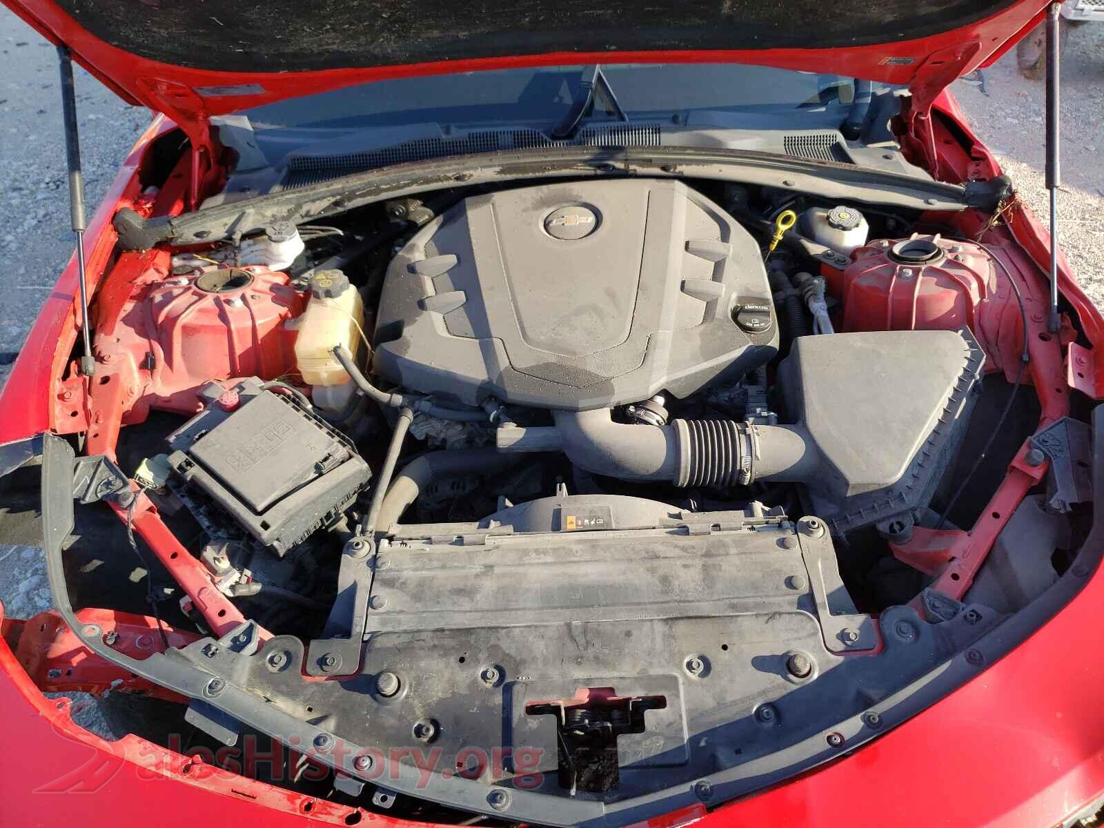 2018 CHEVROLET CAMARO VIN 1G1FB1RS6J0123181, engine bay