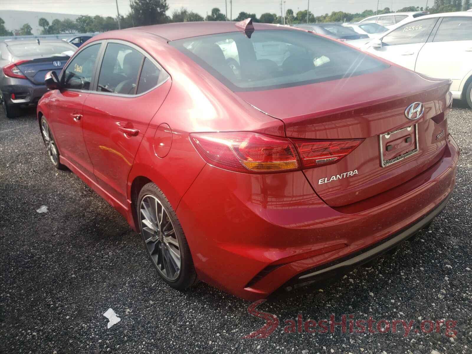 KMHD04LB0JU720507 2018 HYUNDAI ELANTRA