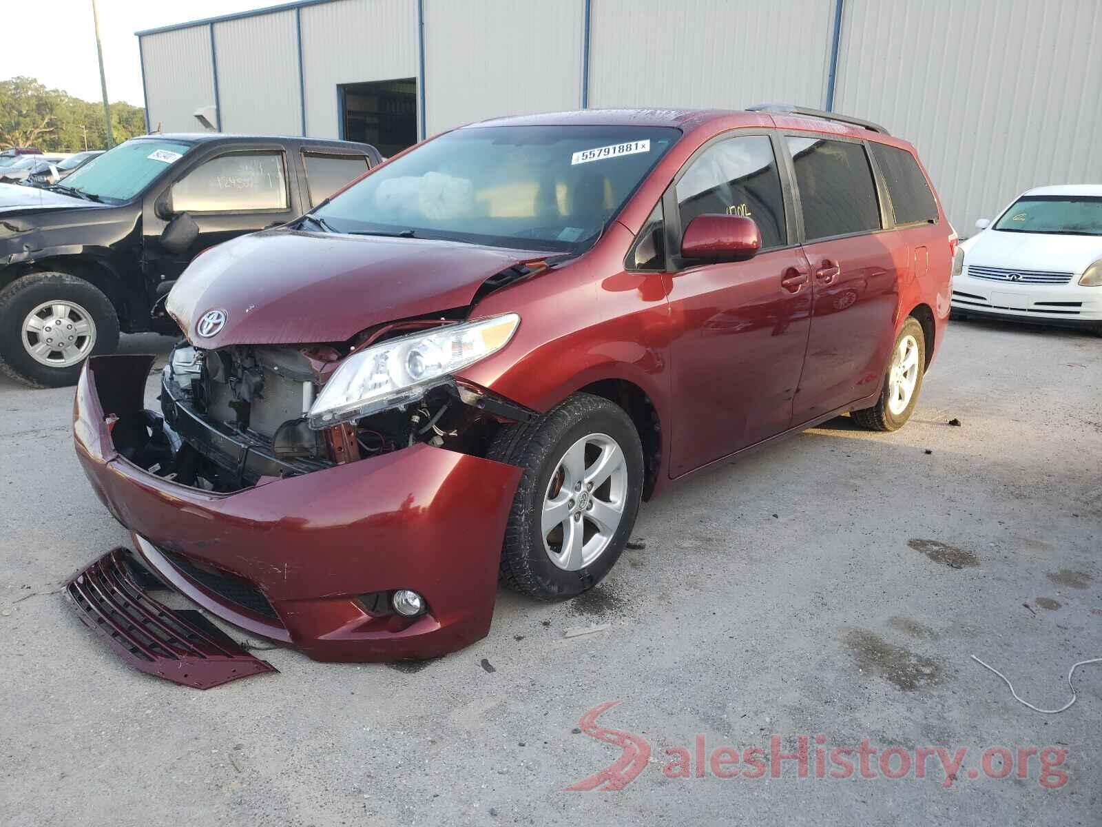 5TDKZ3DC0HS822598 2017 TOYOTA SIENNA