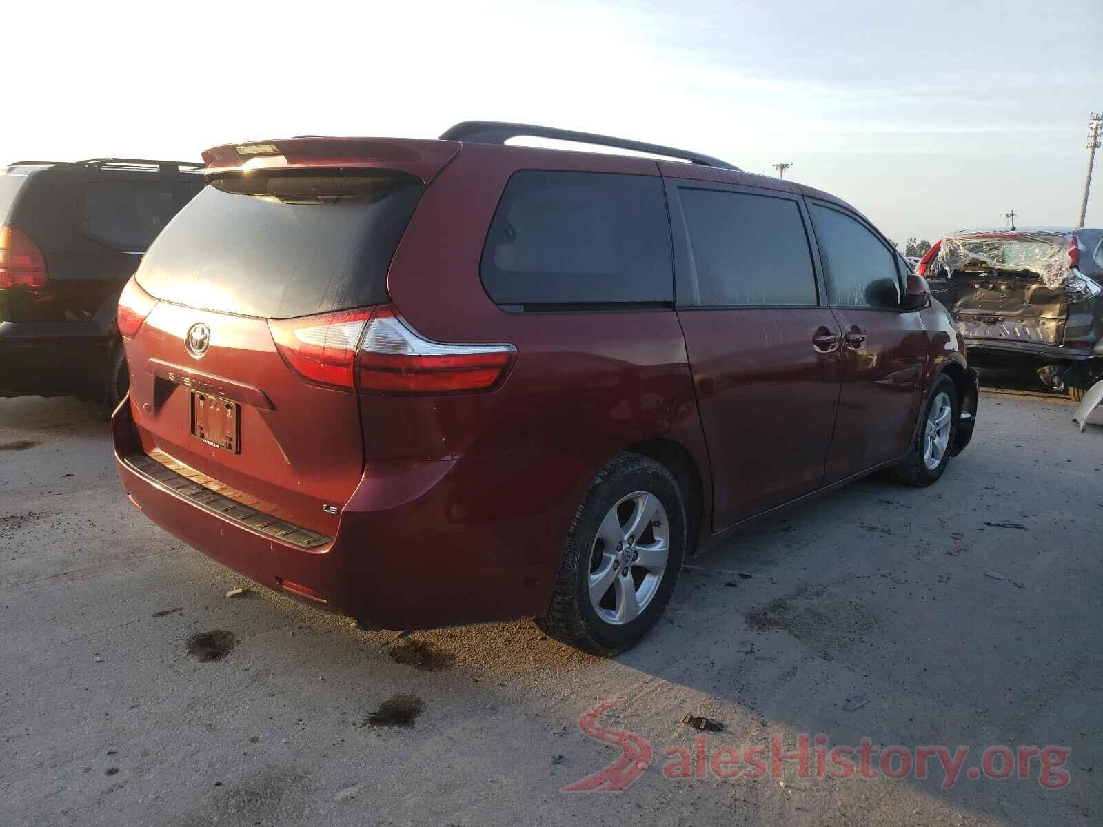 5TDKZ3DC0HS822598 2017 TOYOTA SIENNA