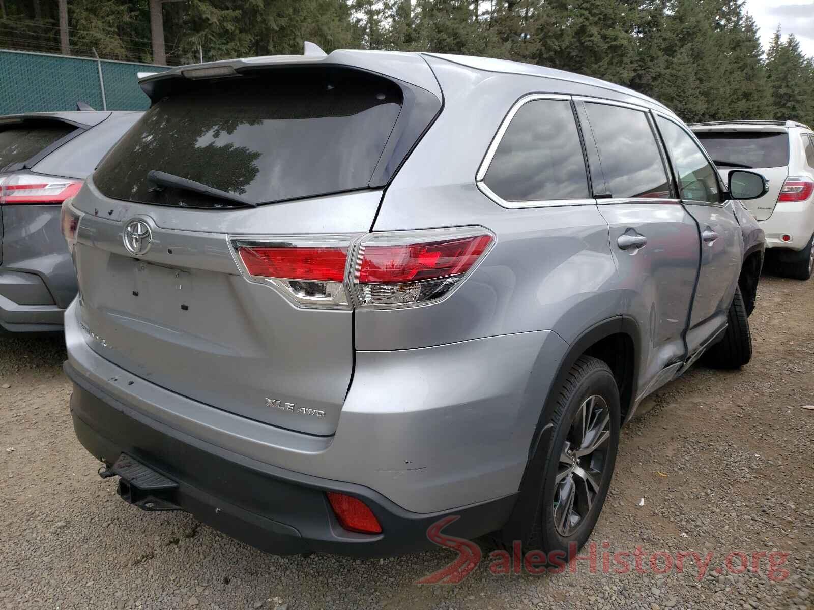 5TDJKRFH9GS269511 2016 TOYOTA HIGHLANDER