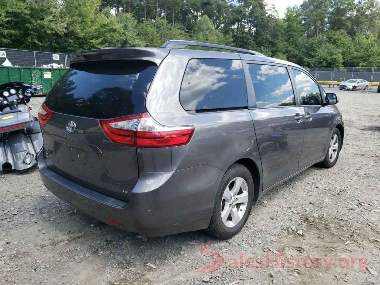 5TDKZ3DC8HS798020 2017 TOYOTA SIENNA