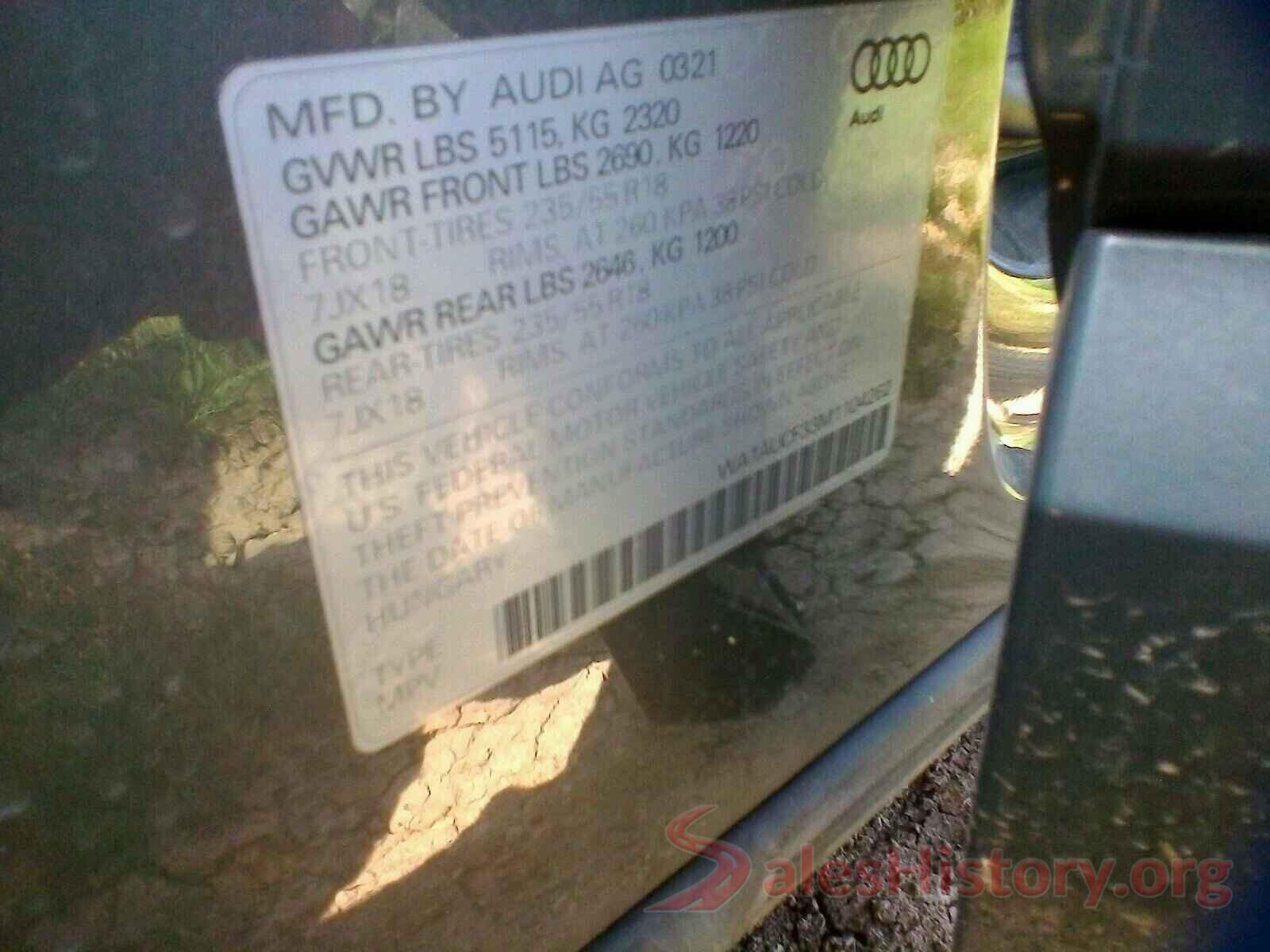 WA1AUCF33M1104262 2021 AUDI Q3