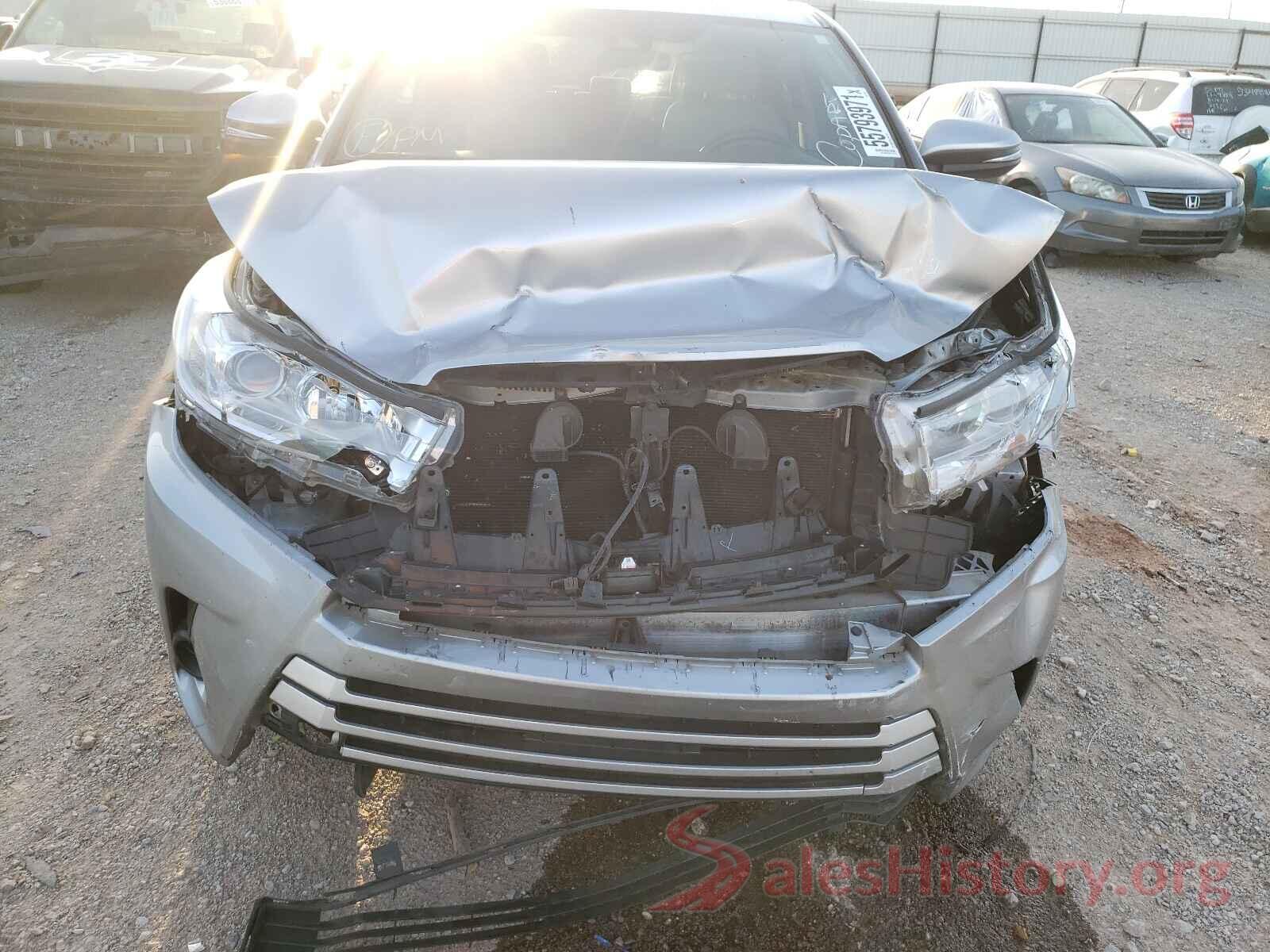 5TDZZRFH7HS202373 2017 TOYOTA HIGHLANDER