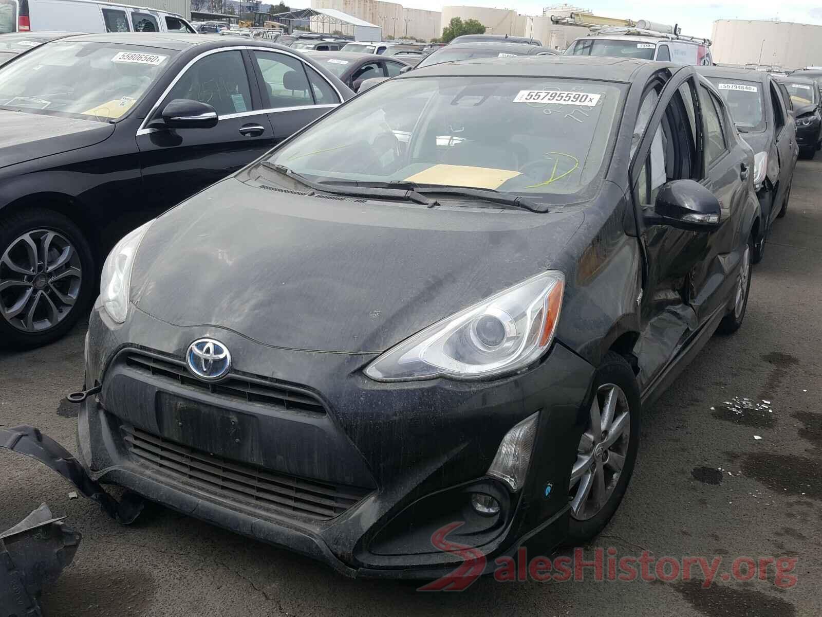 JTDKDTB35H1592037 2017 TOYOTA PRIUS