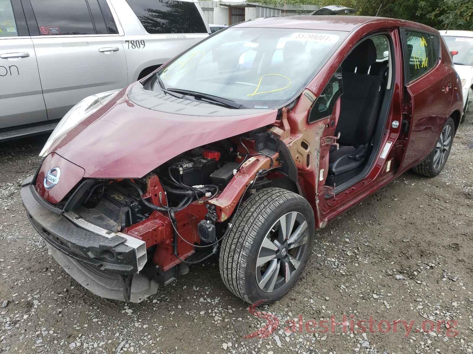 1N4BZ0CP3GC313176 2016 NISSAN LEAF