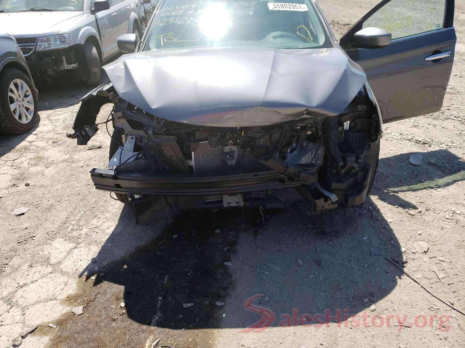 3N1AB7AP5KY423168 2019 NISSAN SENTRA