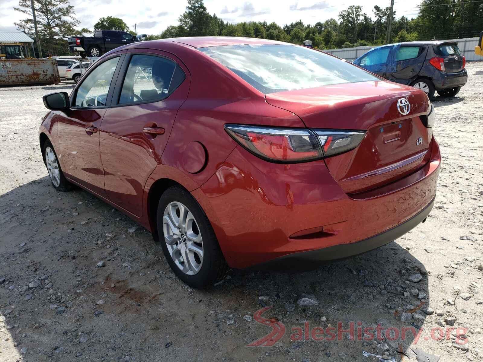 3MYDLBYV8HY187947 2017 TOYOTA YARIS