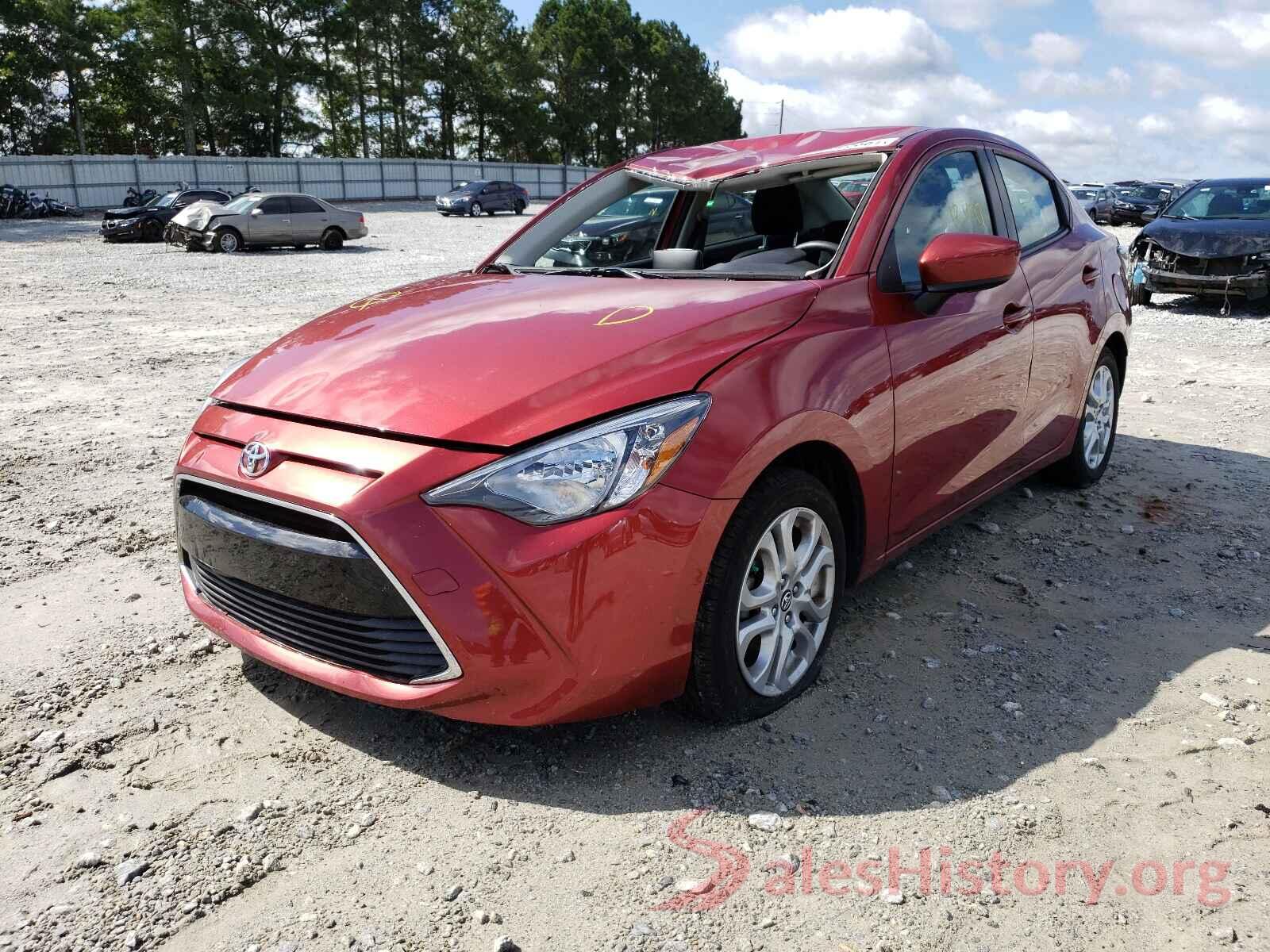 3MYDLBYV8HY187947 2017 TOYOTA YARIS