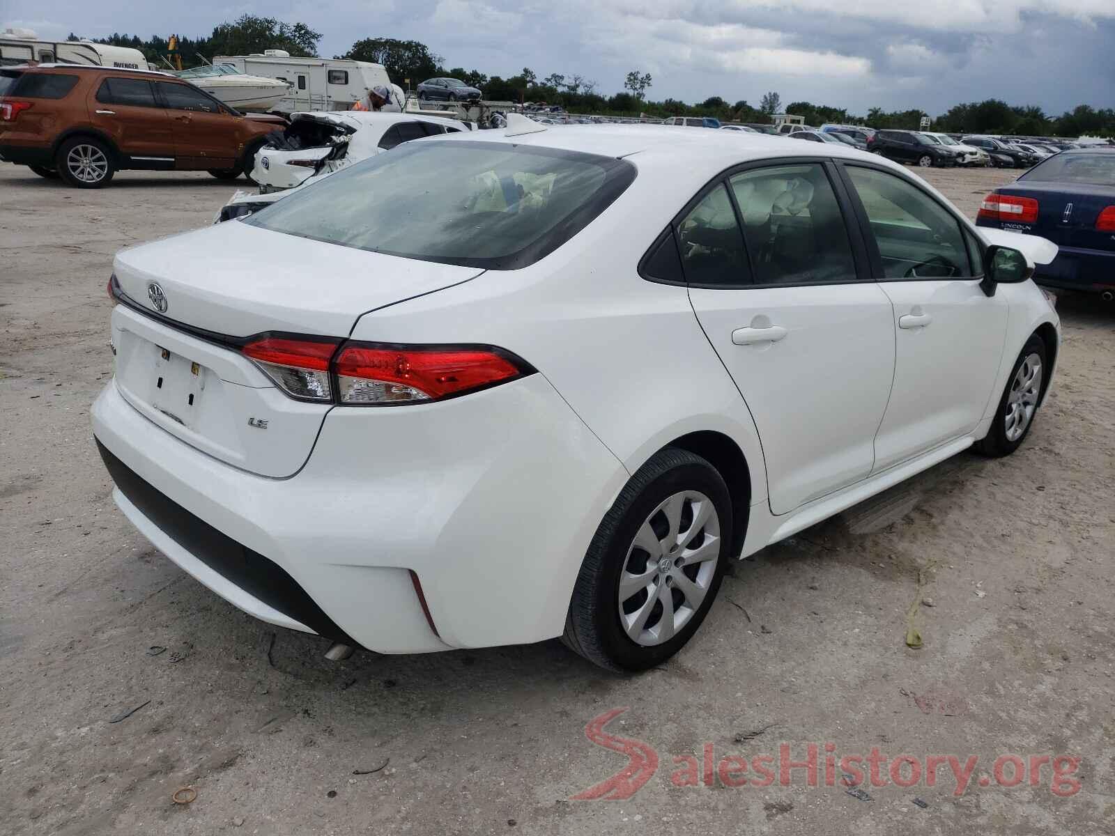 JTDEPRAE0LJ081225 2020 TOYOTA COROLLA