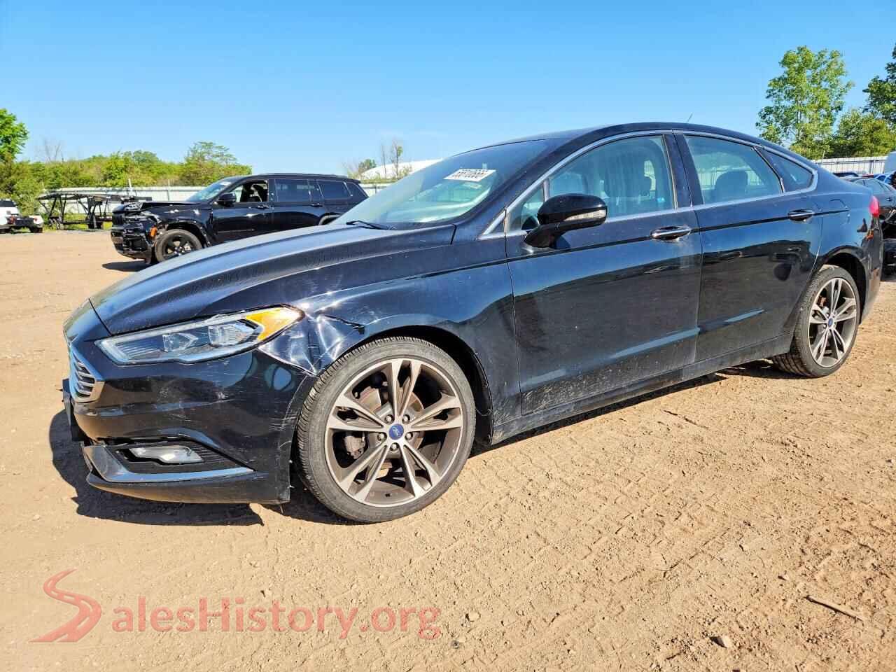 2017 FORD FUSION VIN 3FA6P0D91HR219906, auction photo