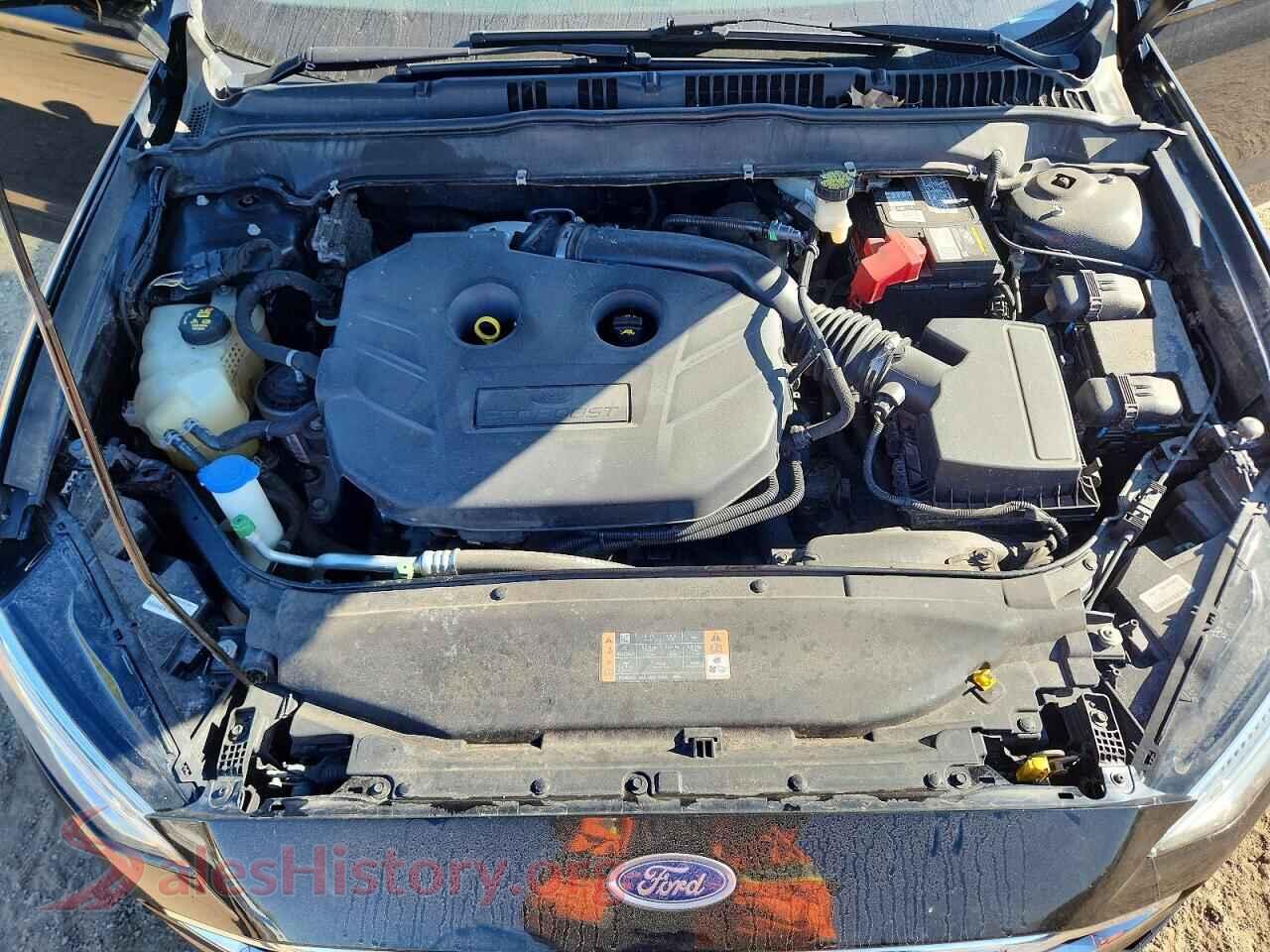 2017 FORD FUSION VIN 3FA6P0D91HR219906, VIN plate