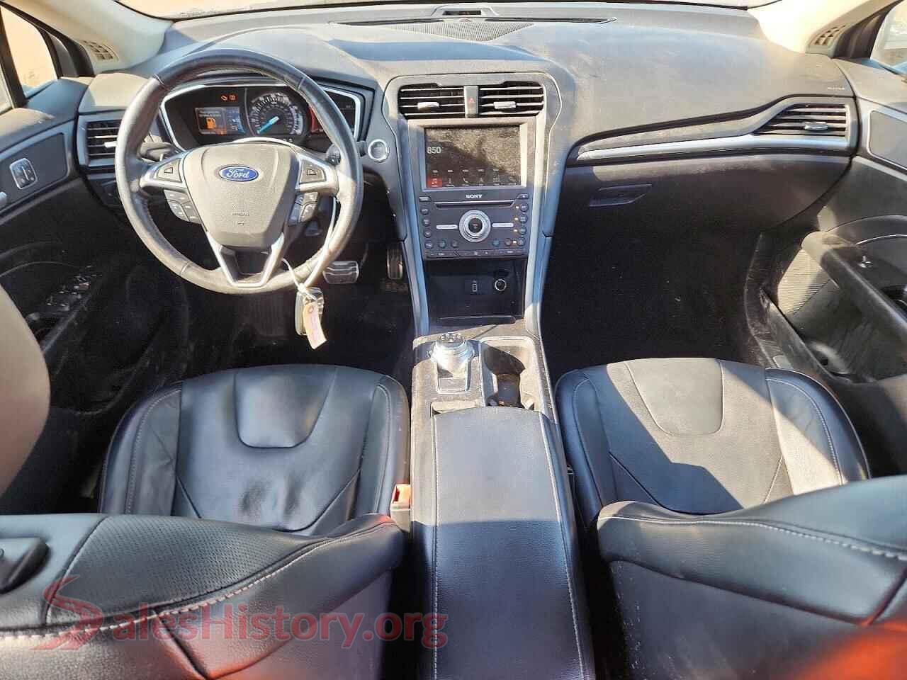 2017 FORD FUSION VIN 3FA6P0D91HR219906, interior dashboard