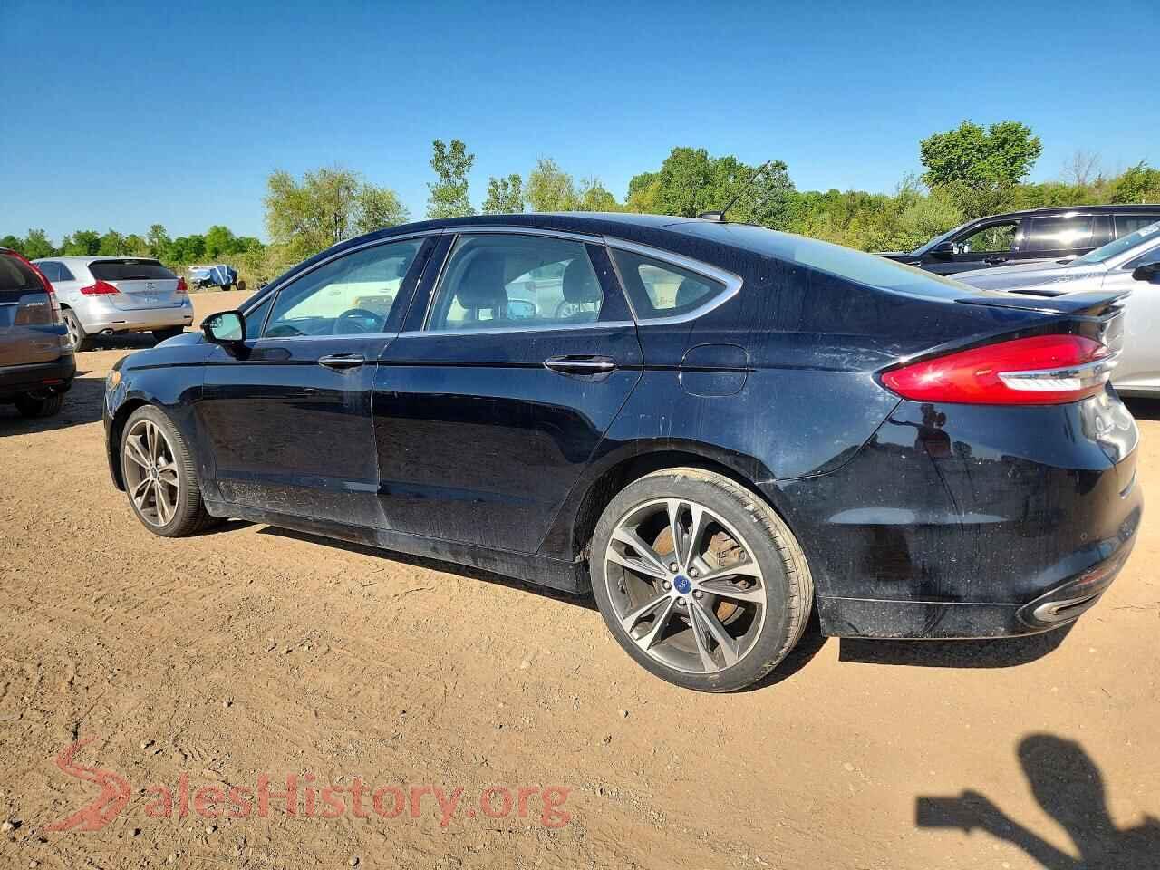 2017 FORD FUSION VIN 3FA6P0D91HR219906, front view