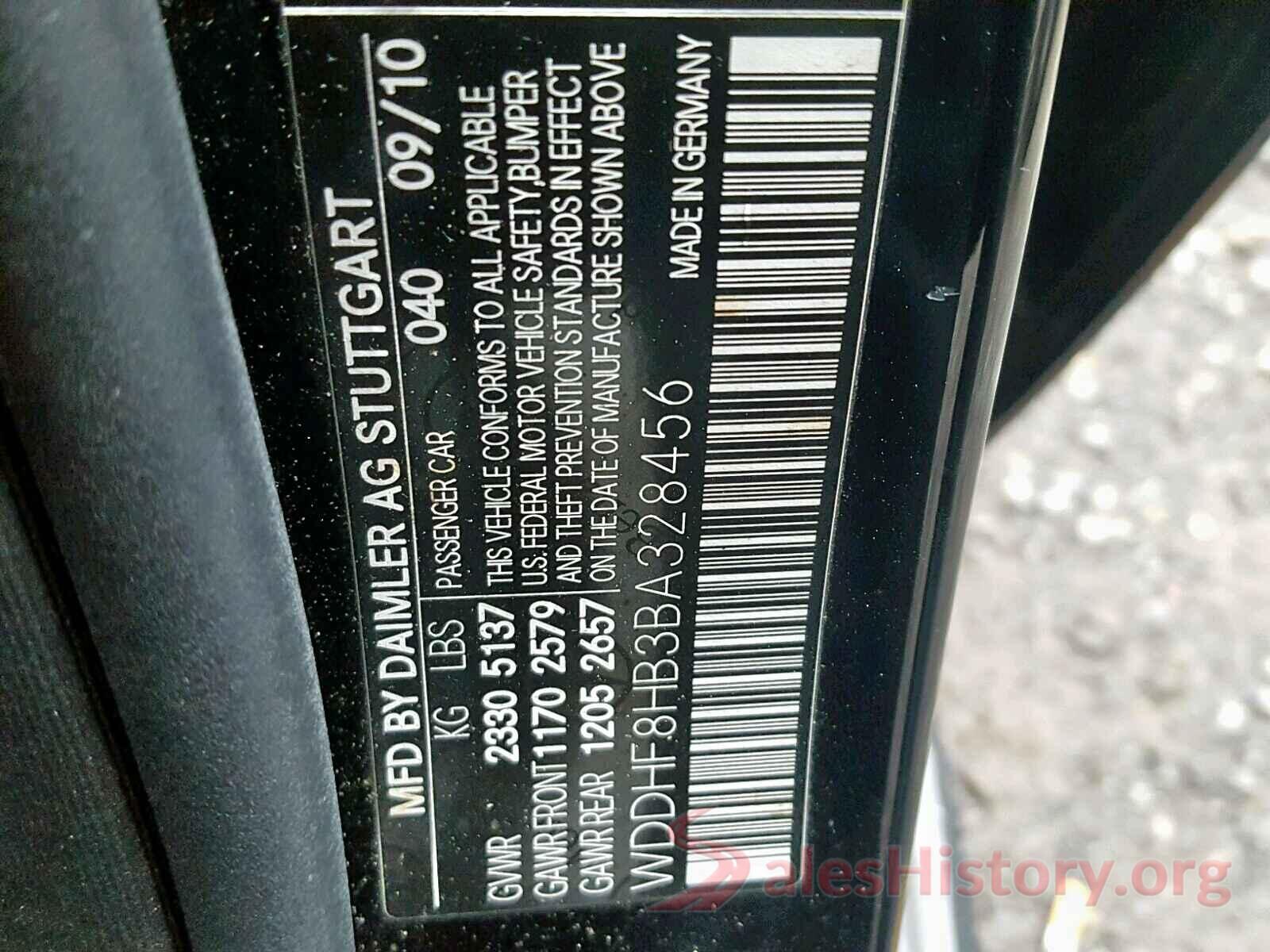 WDDHF8HB3BA328456 2011 MERCEDES-BENZ E 350 4MAT