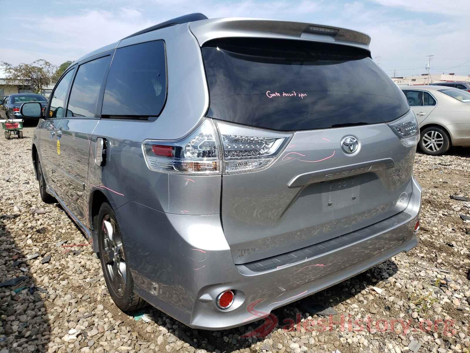 5TDXZ3DC0HS837477 2017 TOYOTA SIENNA