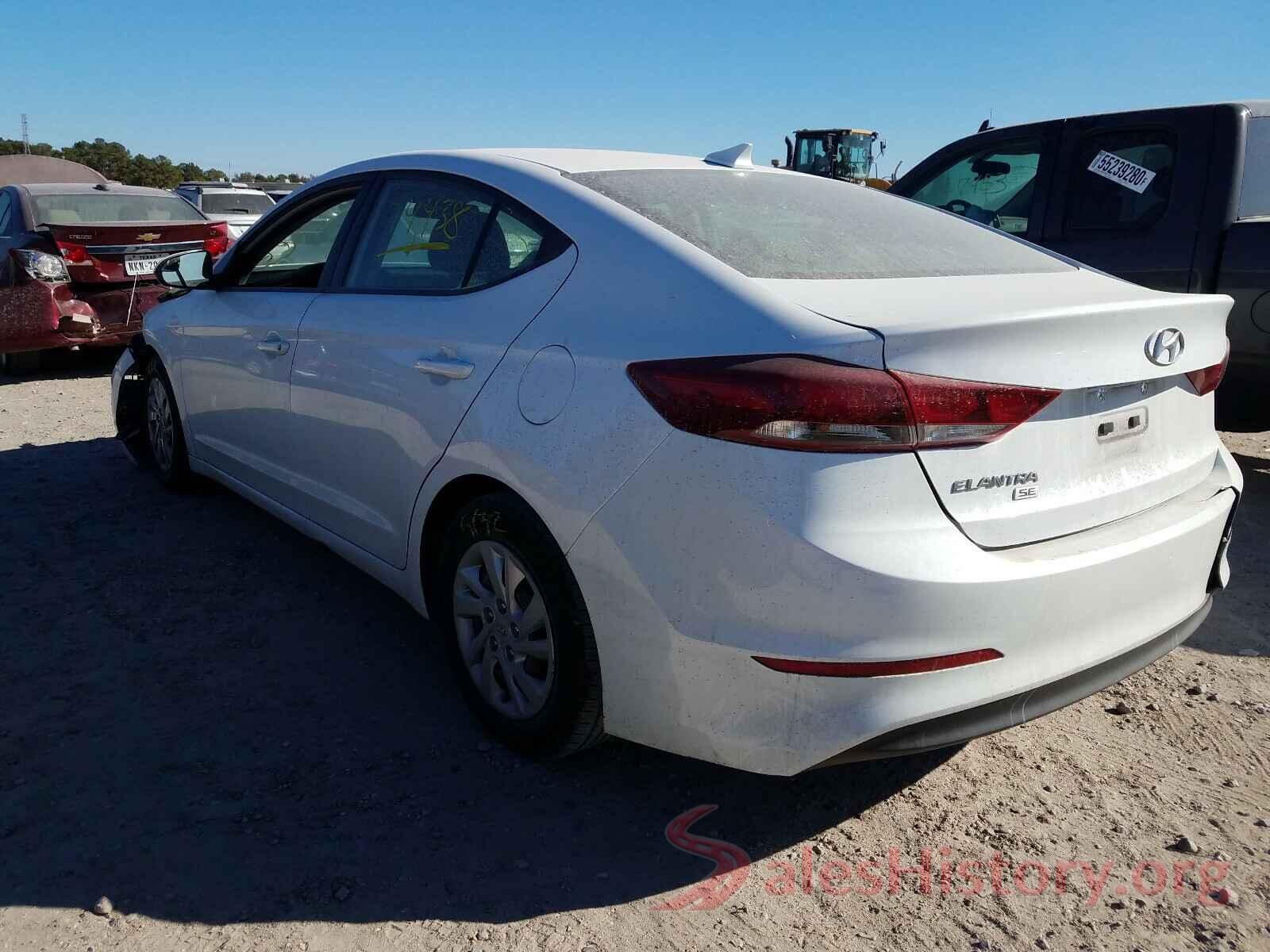 5NPD74LF3HH191349 2017 HYUNDAI ELANTRA