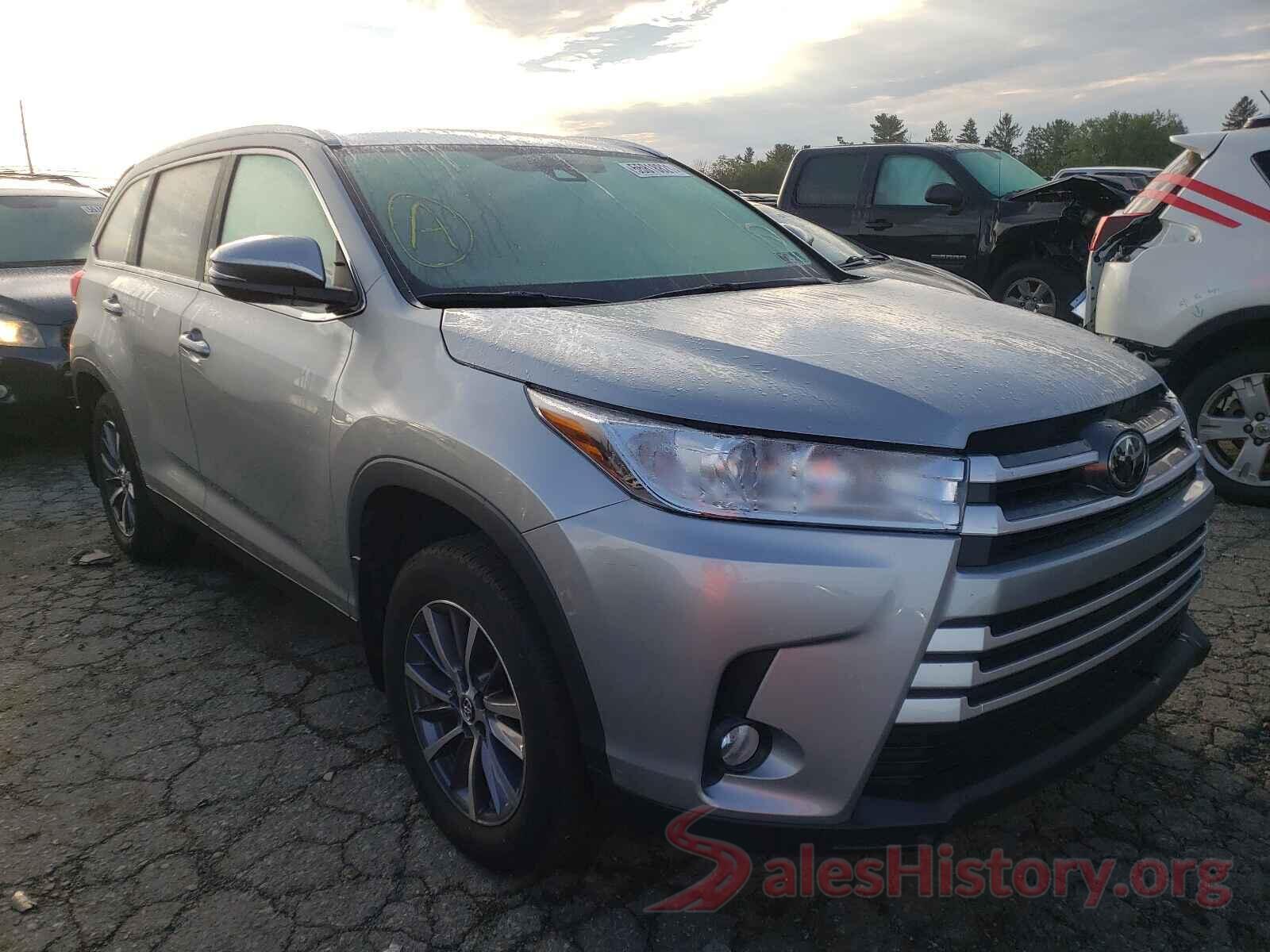 5TDJZRFHXKS607308 2019 TOYOTA HIGHLANDER