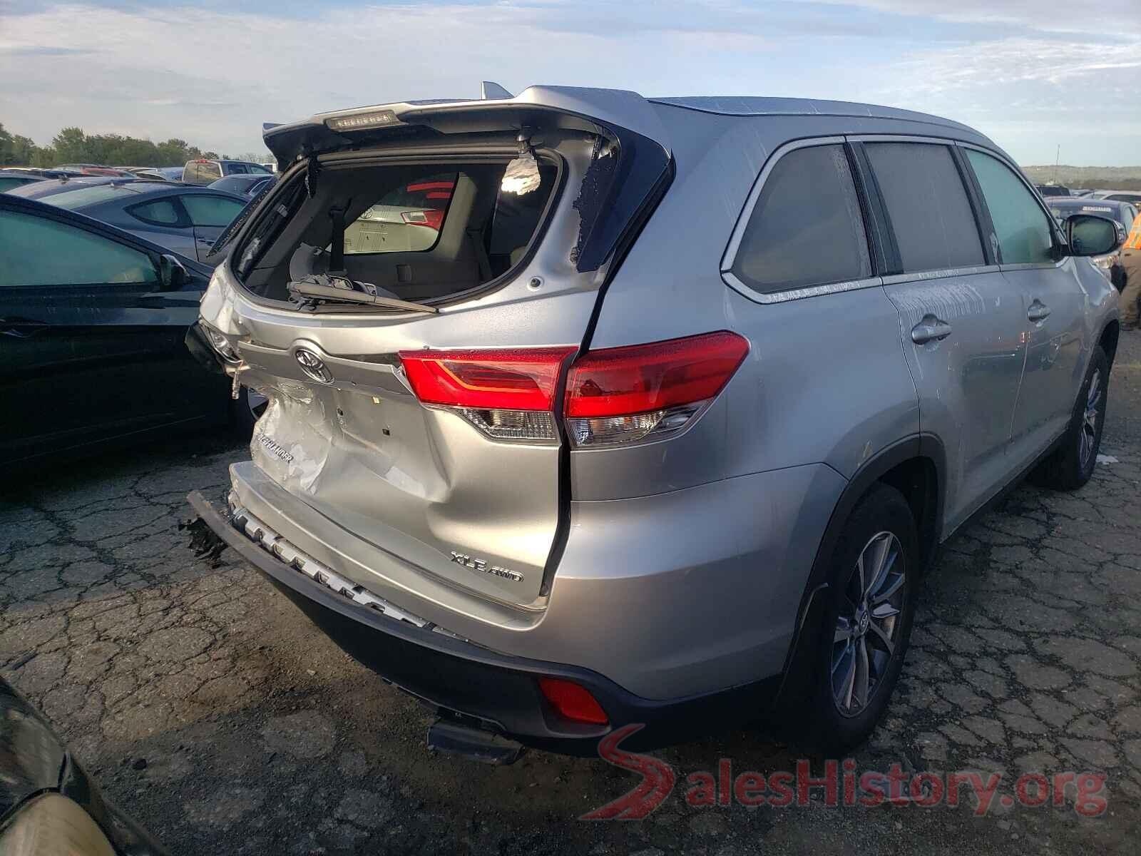 5TDJZRFHXKS607308 2019 TOYOTA HIGHLANDER