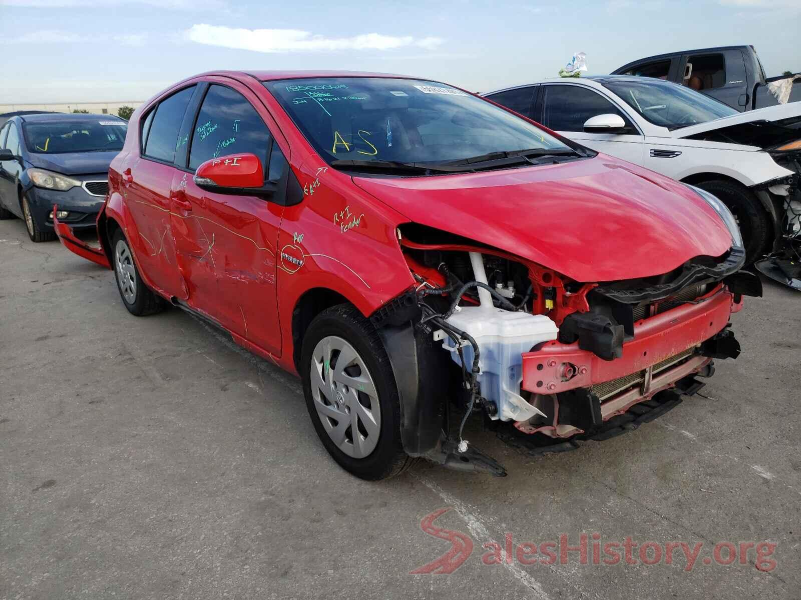 JTDKDTB37G1133364 2016 TOYOTA PRIUS