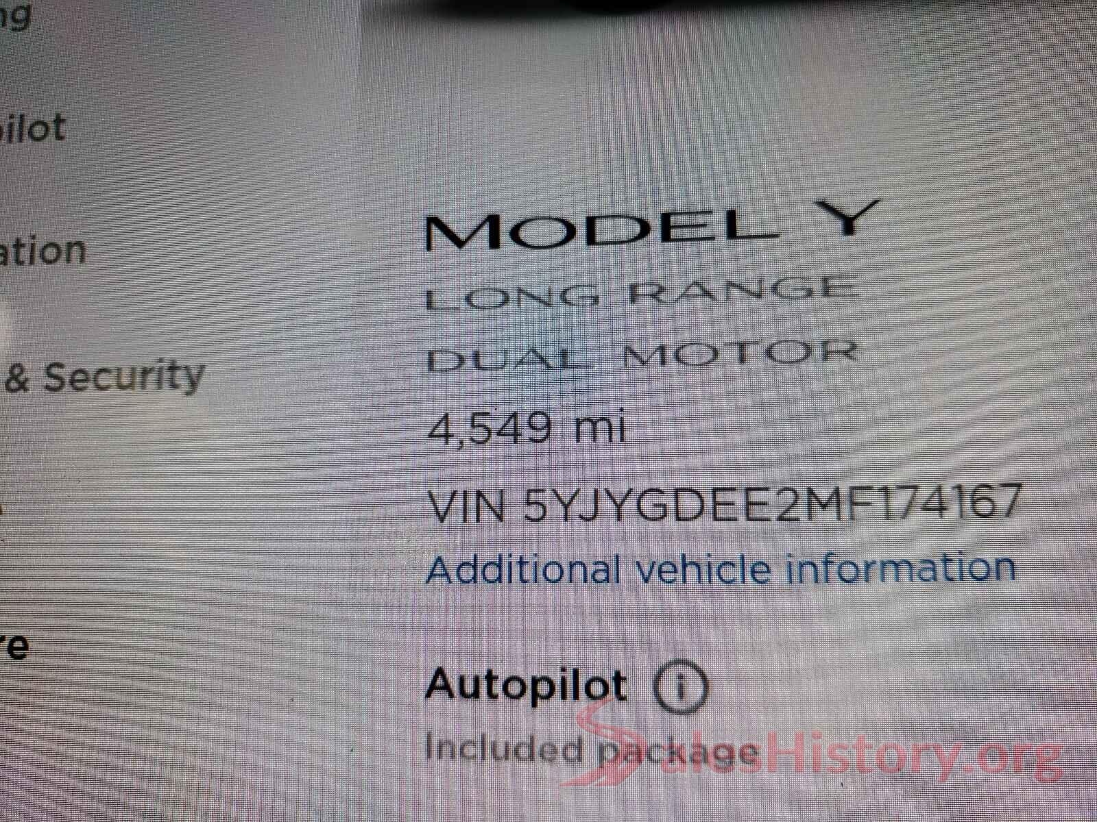 5YJYGDEE2MF174167 2021 TESLA MODEL Y