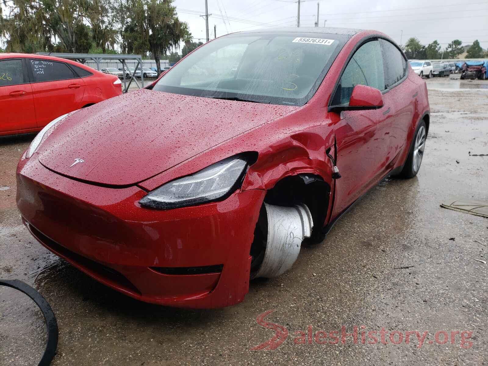 5YJYGDEE2MF174167 2021 TESLA MODEL Y