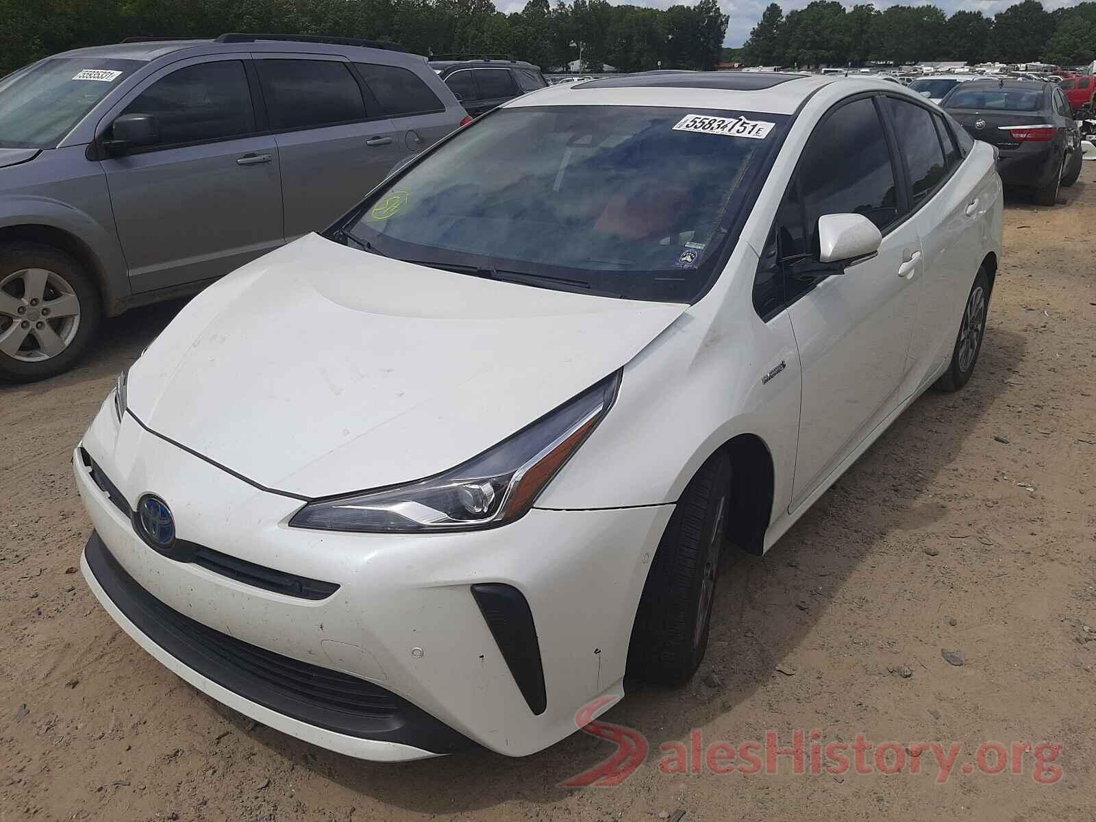 JTDKARFU7K3083125 2019 TOYOTA PRIUS