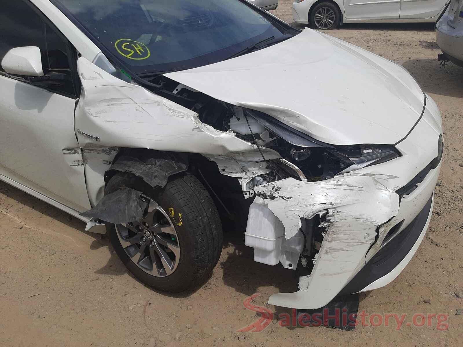 JTDKARFU7K3083125 2019 TOYOTA PRIUS