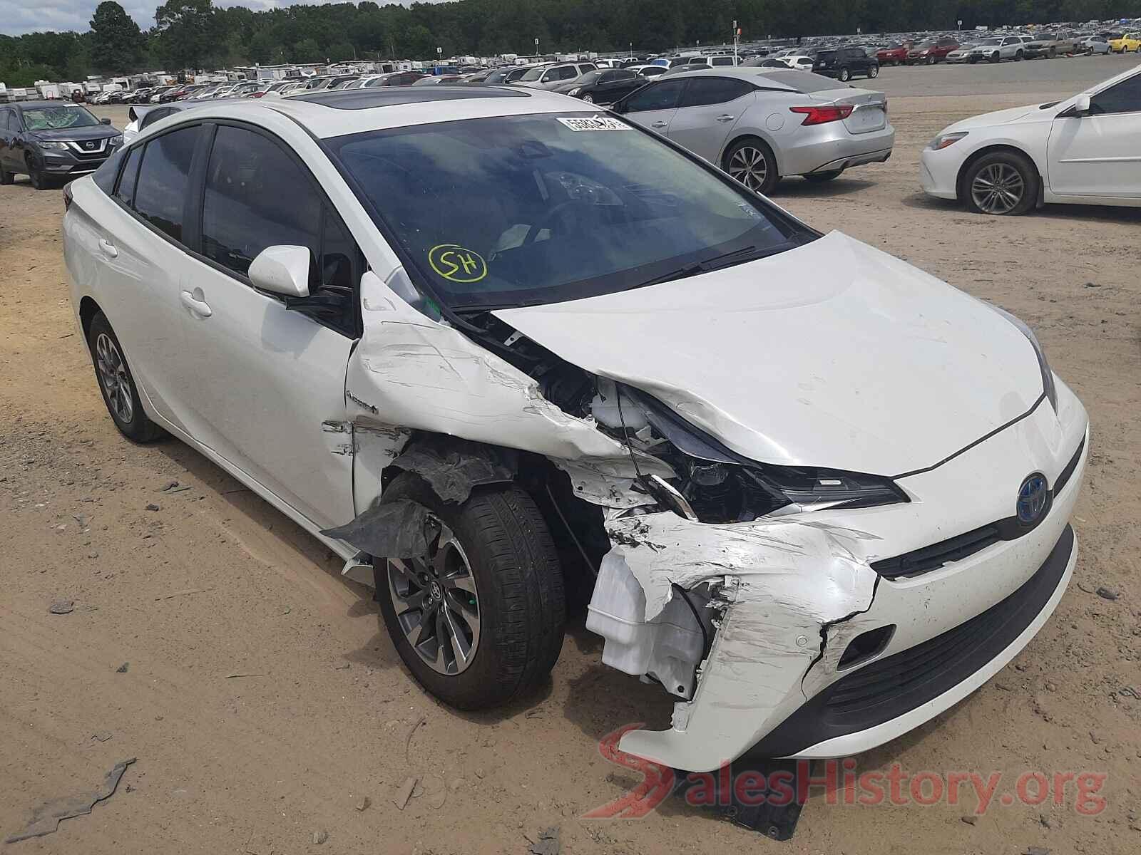 JTDKARFU7K3083125 2019 TOYOTA PRIUS