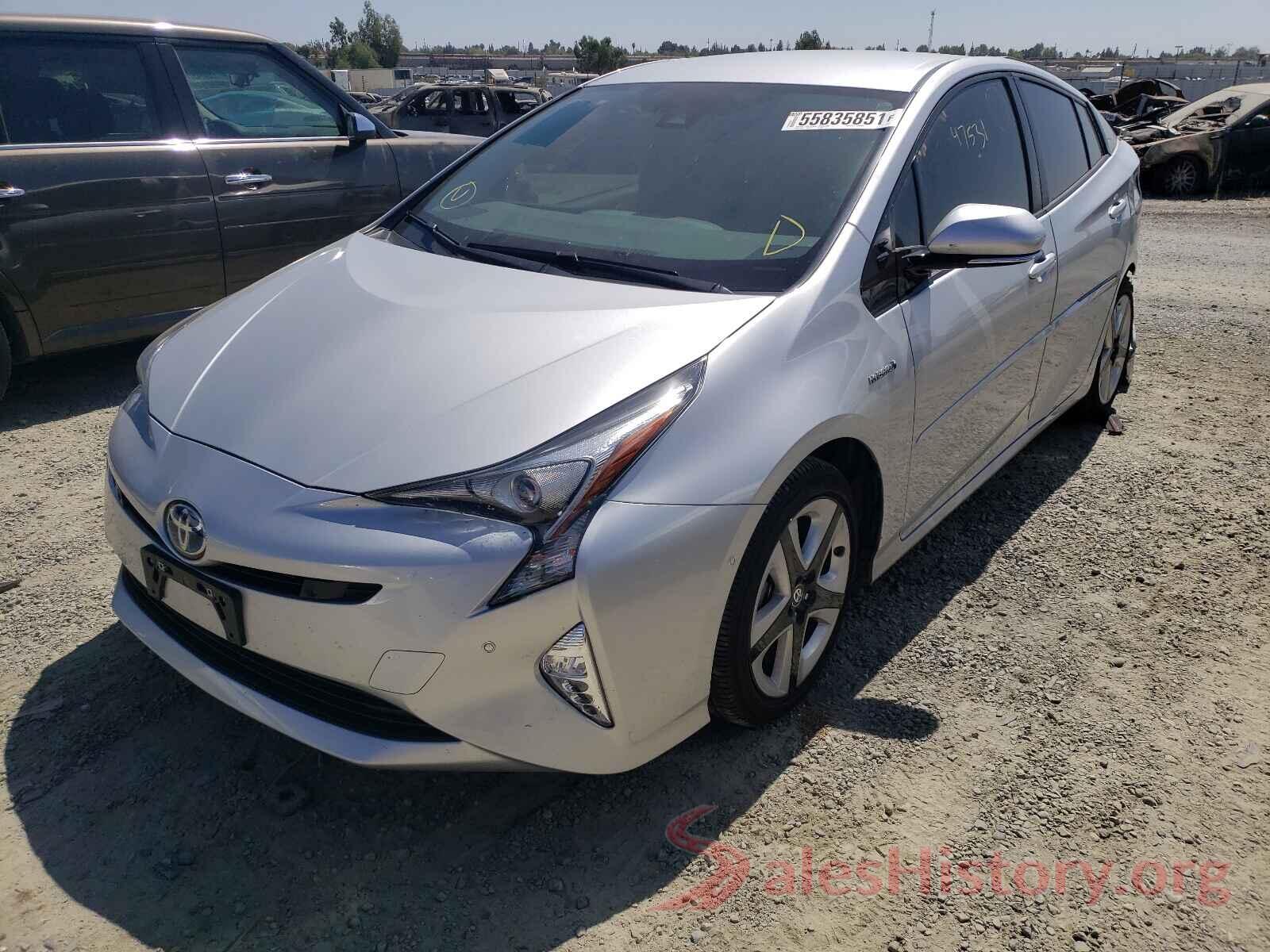 JTDKARFU8H3042365 2017 TOYOTA PRIUS