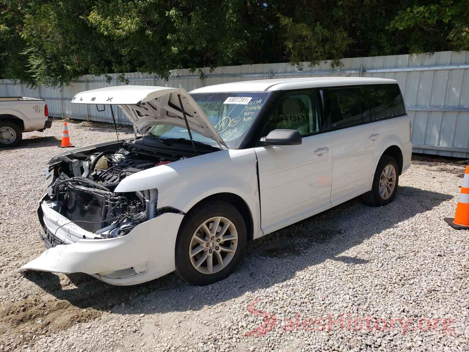 2FMGK5B82KBA33314 2019 FORD FLEX