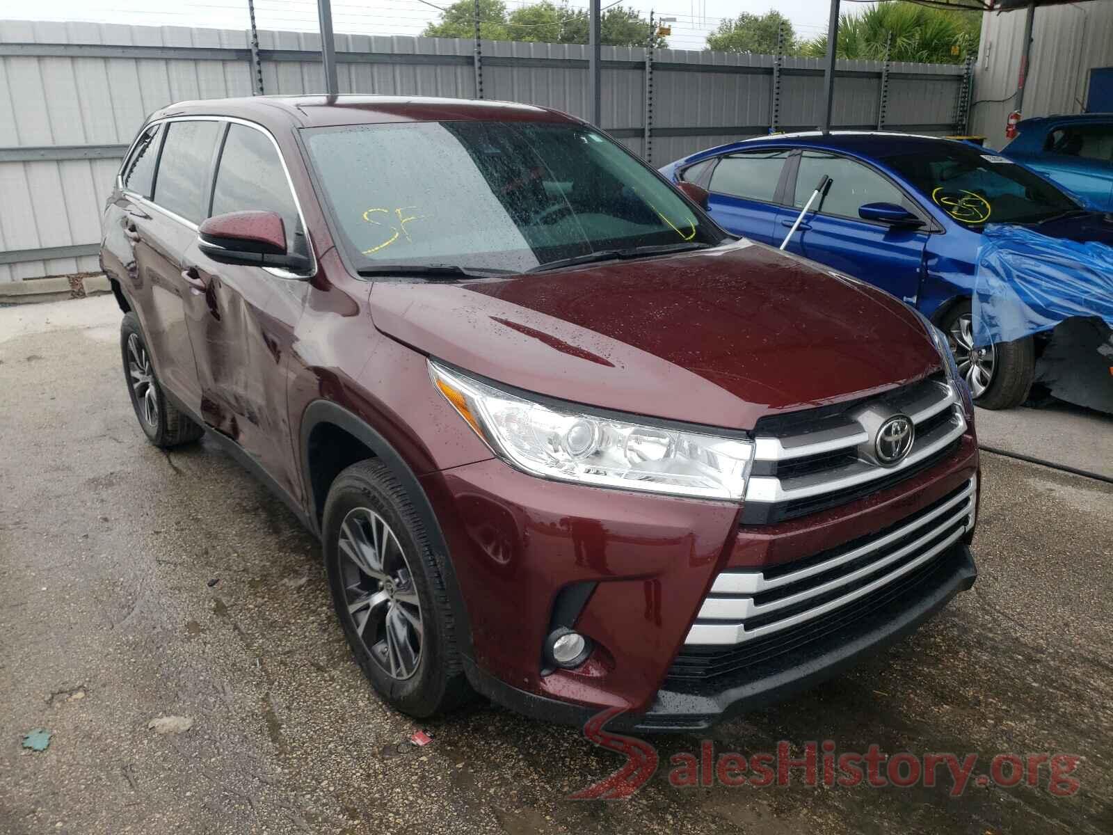 5TDZZRFH0KS369424 2019 TOYOTA HIGHLANDER