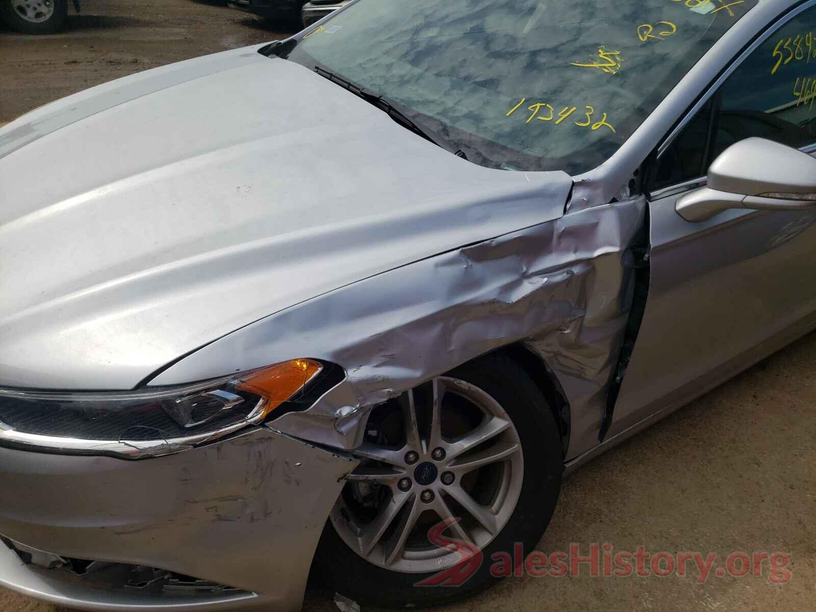 3FA6P0HD9JR193432 2018 FORD FUSION