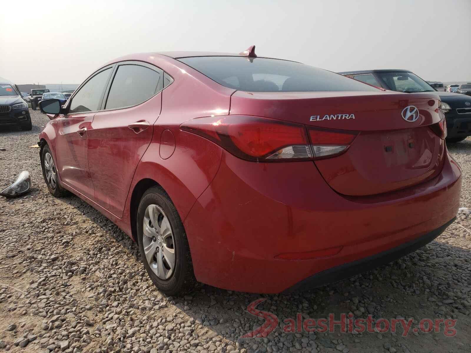 KMHDH4AE7GU482881 2016 HYUNDAI ELANTRA