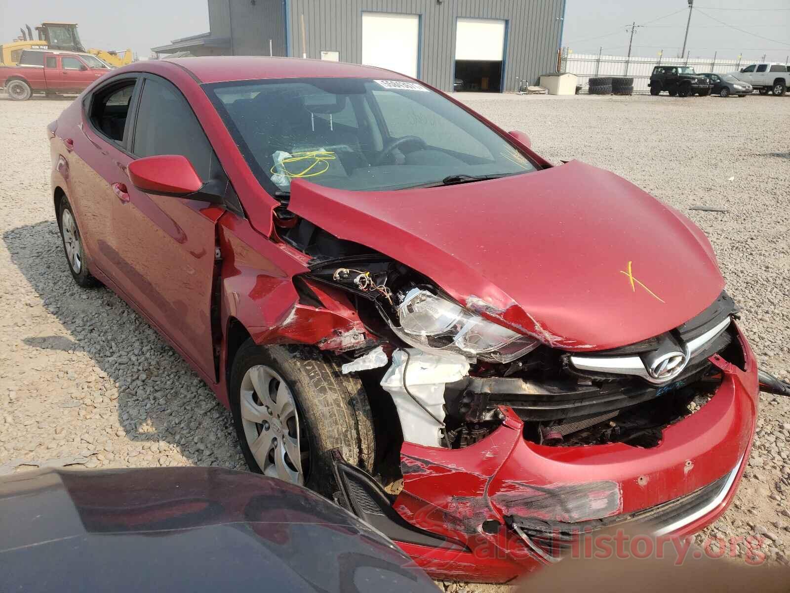 KMHDH4AE7GU482881 2016 HYUNDAI ELANTRA