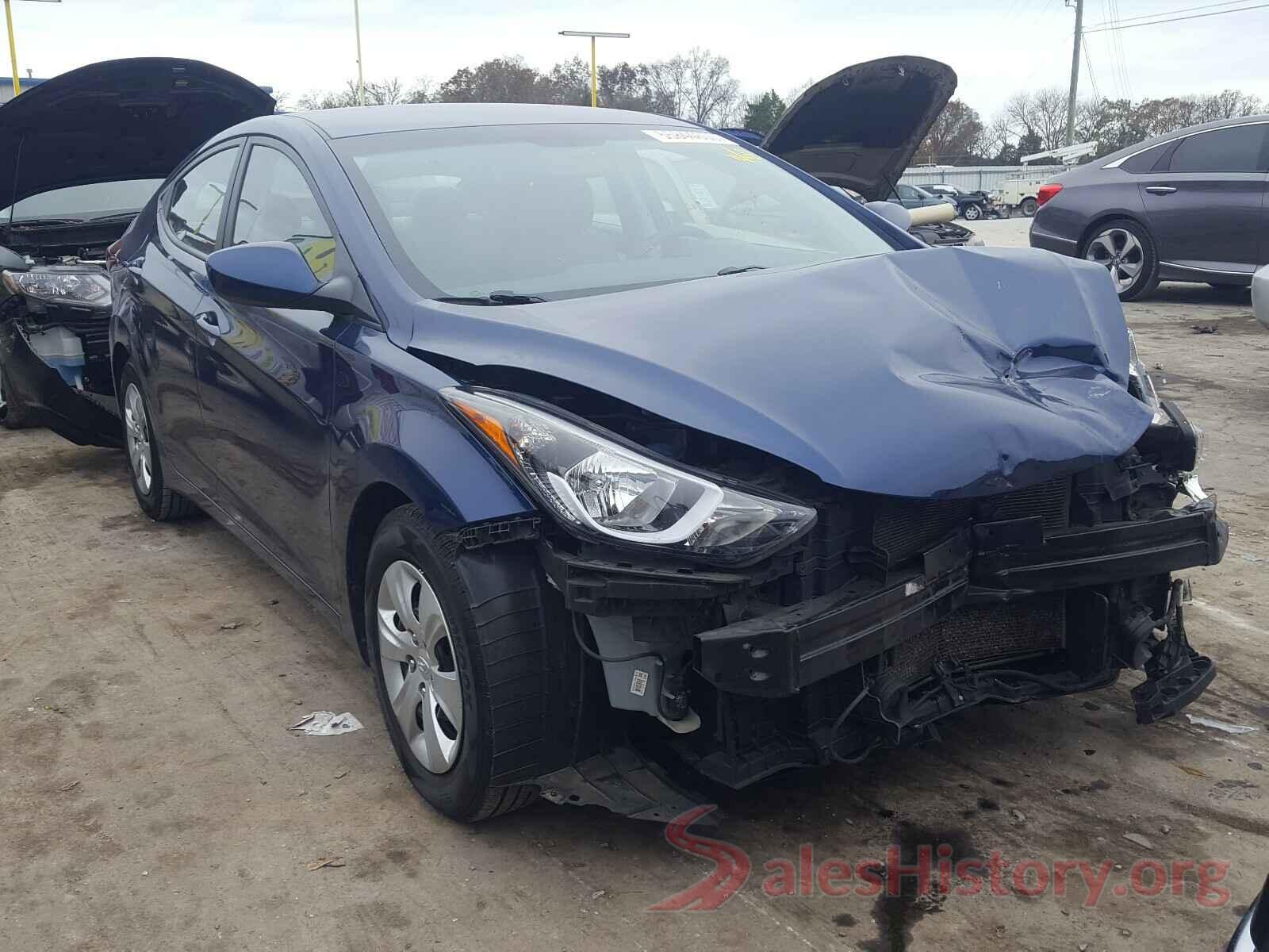 5NPDH4AE9GH678237 2016 HYUNDAI ELANTRA