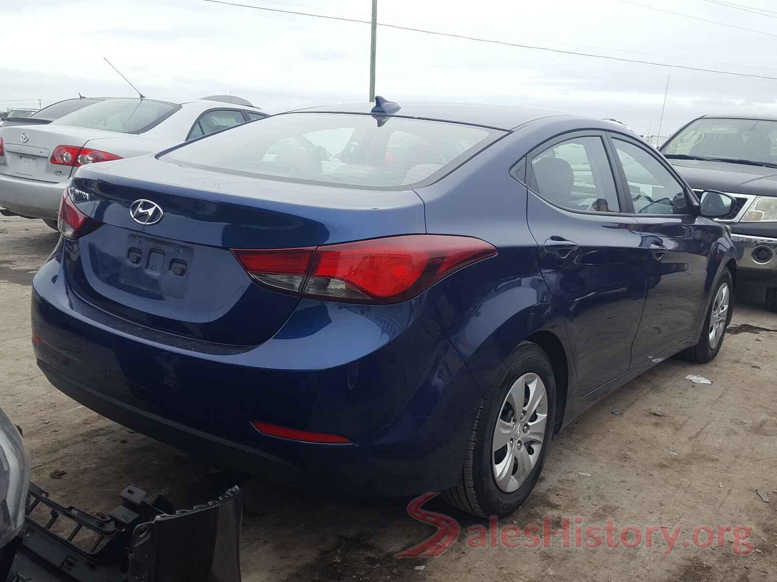 5NPDH4AE9GH678237 2016 HYUNDAI ELANTRA