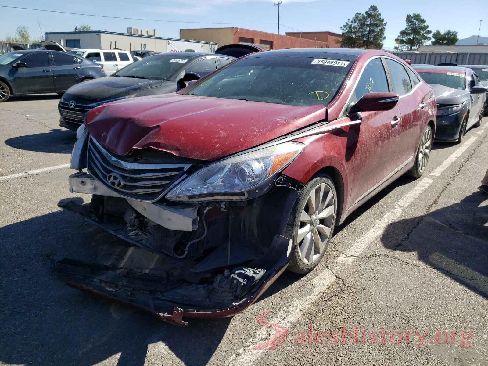 KMHFH4JG7GA527619 2016 HYUNDAI AZERA