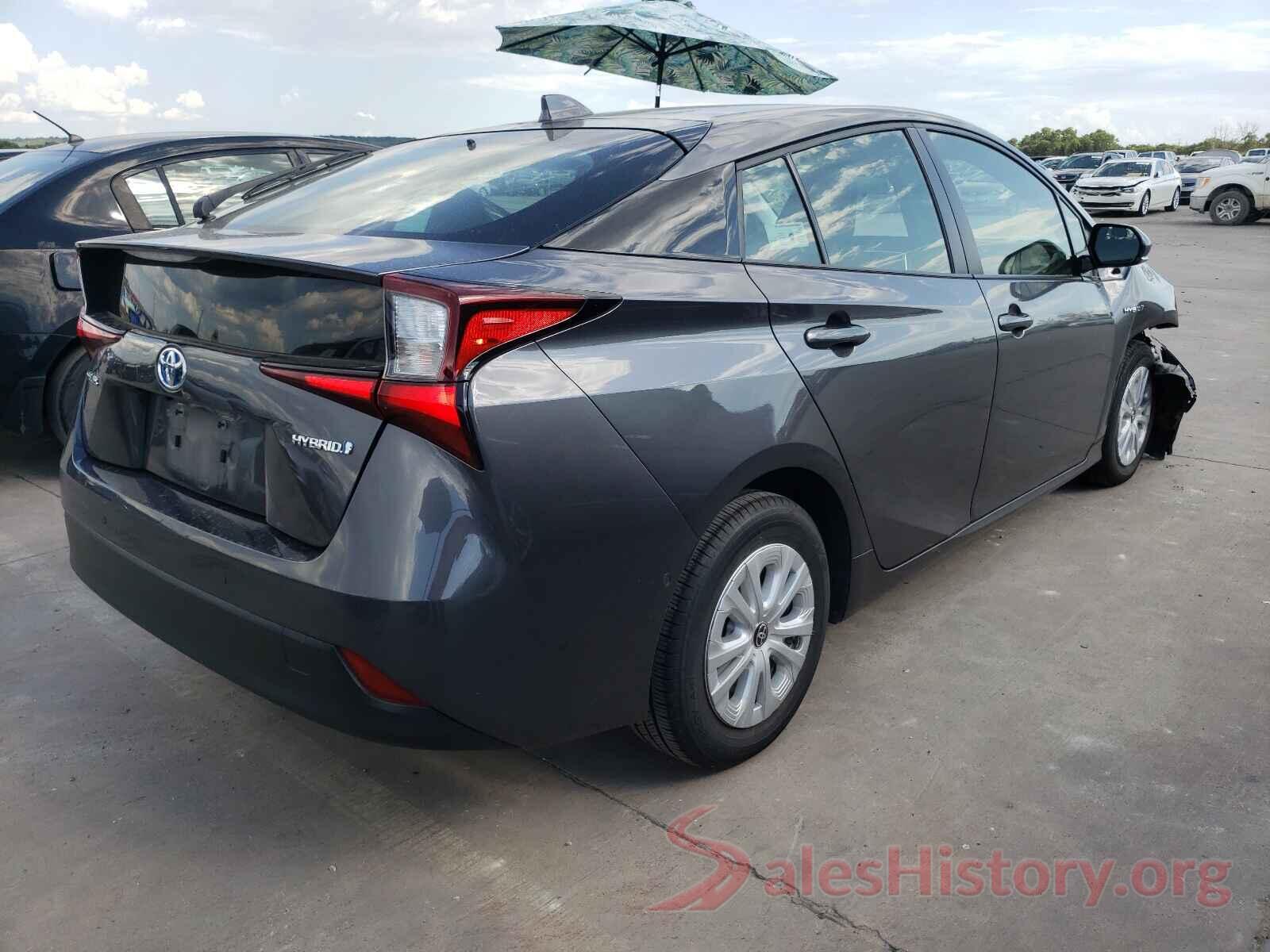 JTDKARFU8L3111550 2020 TOYOTA PRIUS