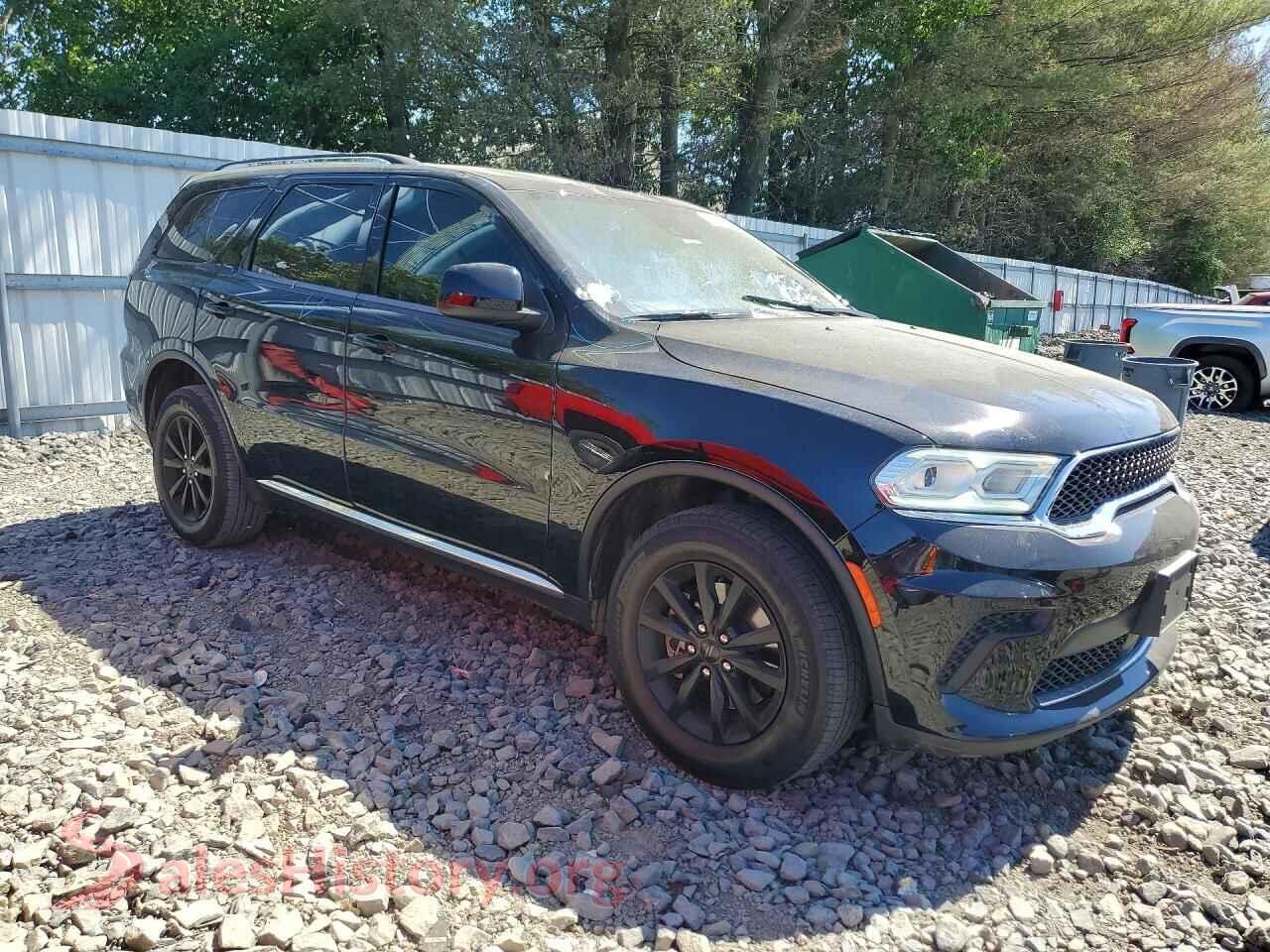 2023 DODGE DURANGO VIN 1C4RDJAGXPC568326, rear 3/4 view