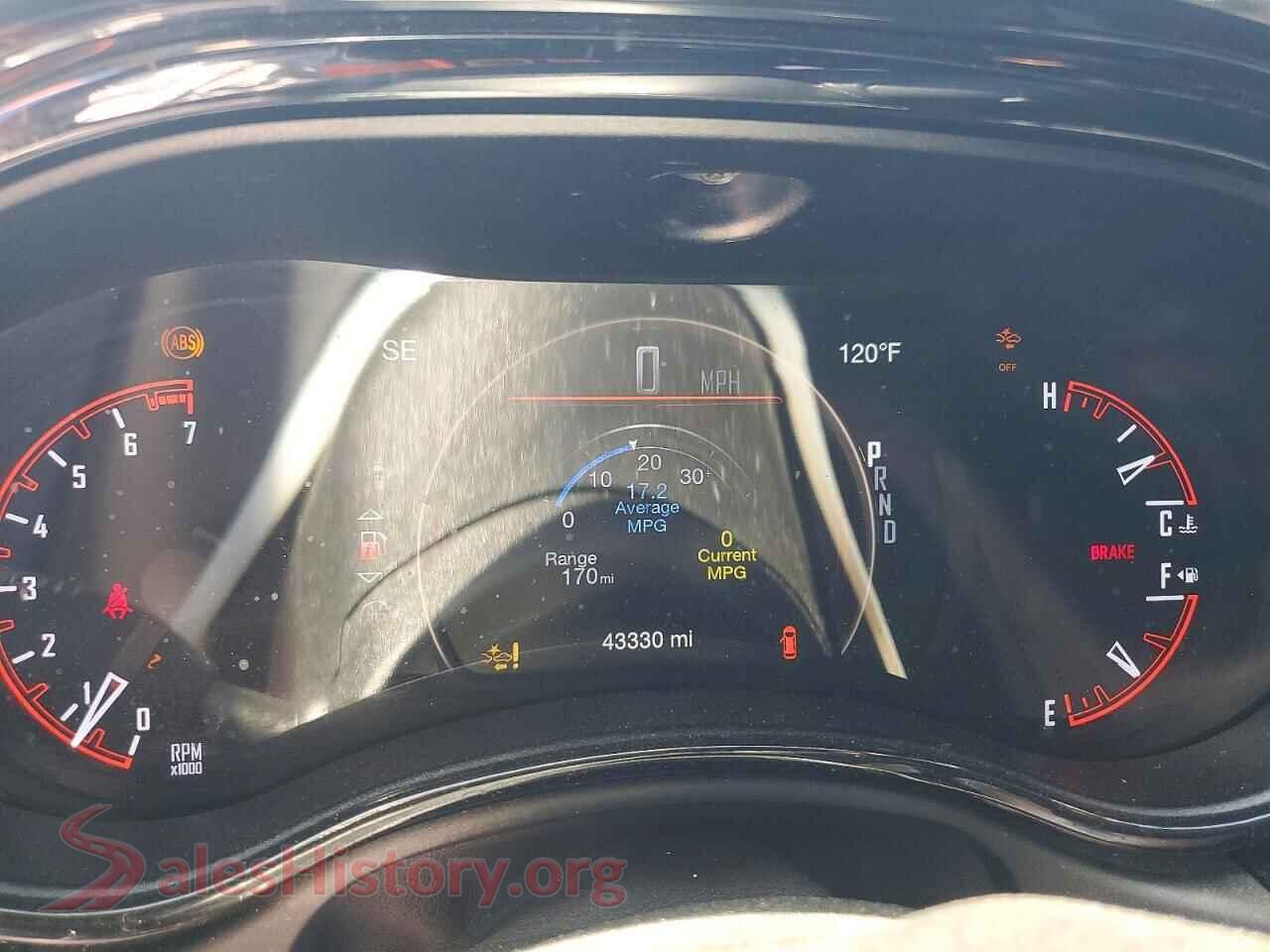 2023 DODGE DURANGO VIN 1C4RDJAGXPC568326, interior center console