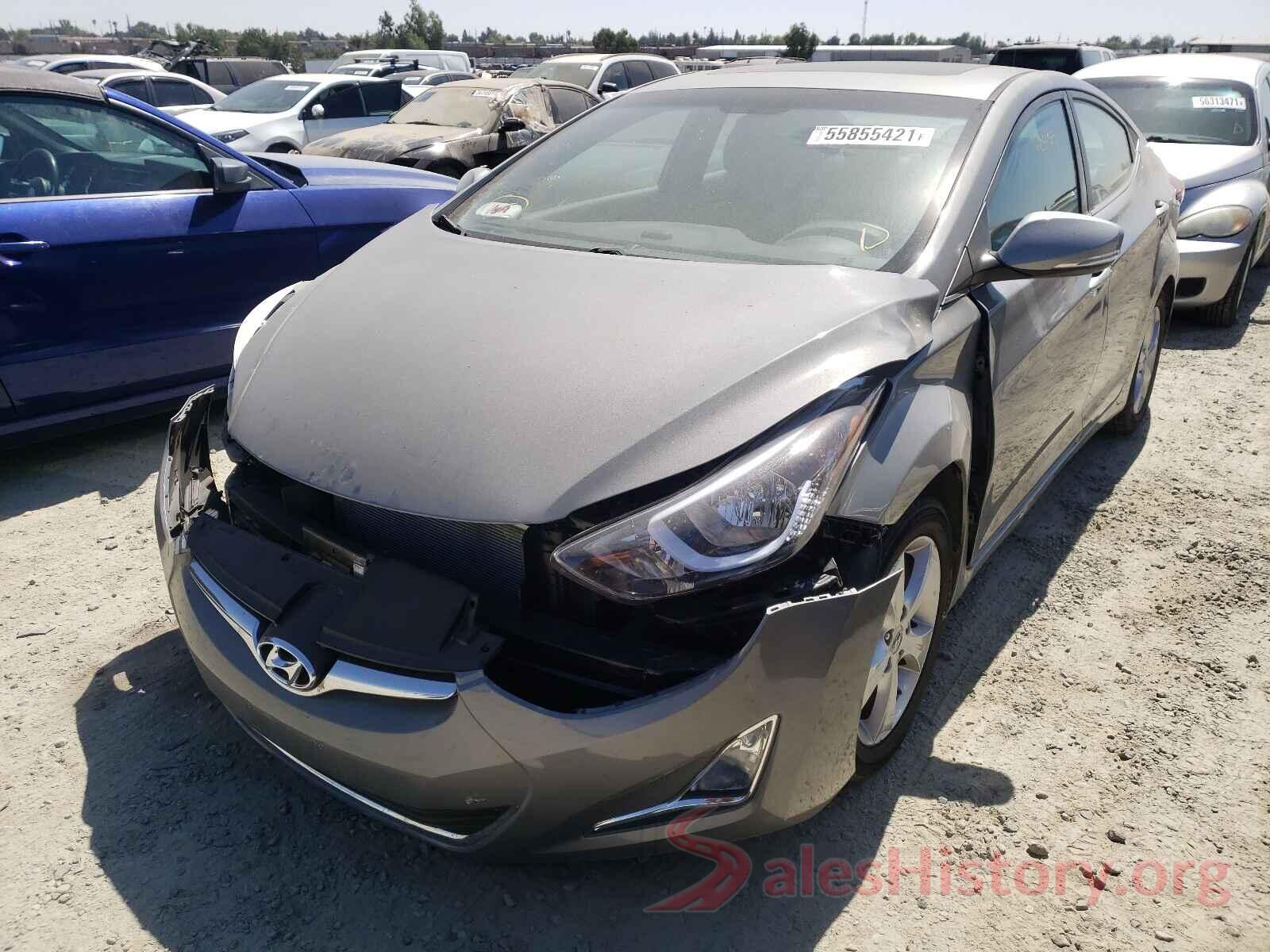 KMHDH4AE5GU545198 2016 HYUNDAI ELANTRA