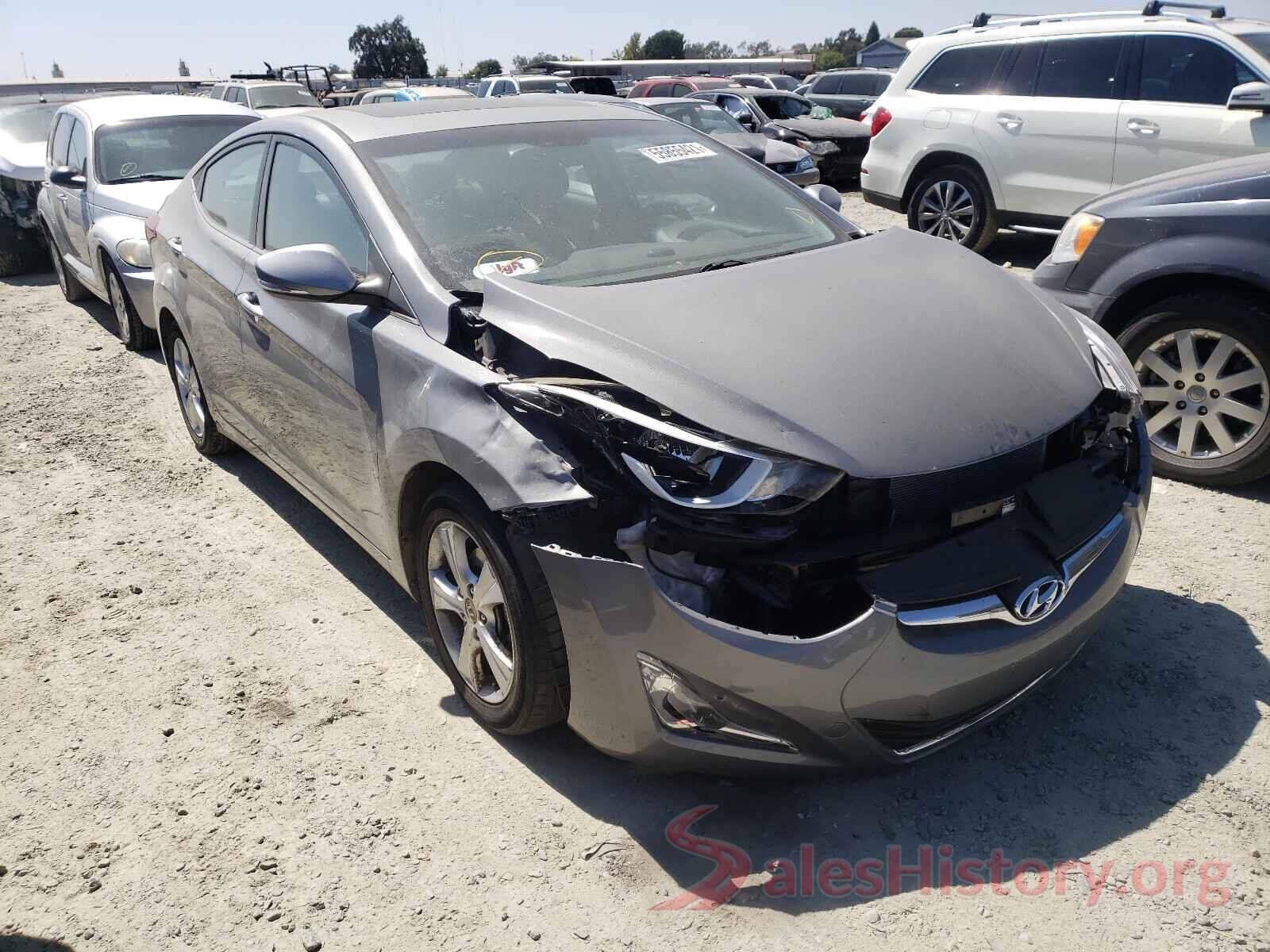 KMHDH4AE5GU545198 2016 HYUNDAI ELANTRA