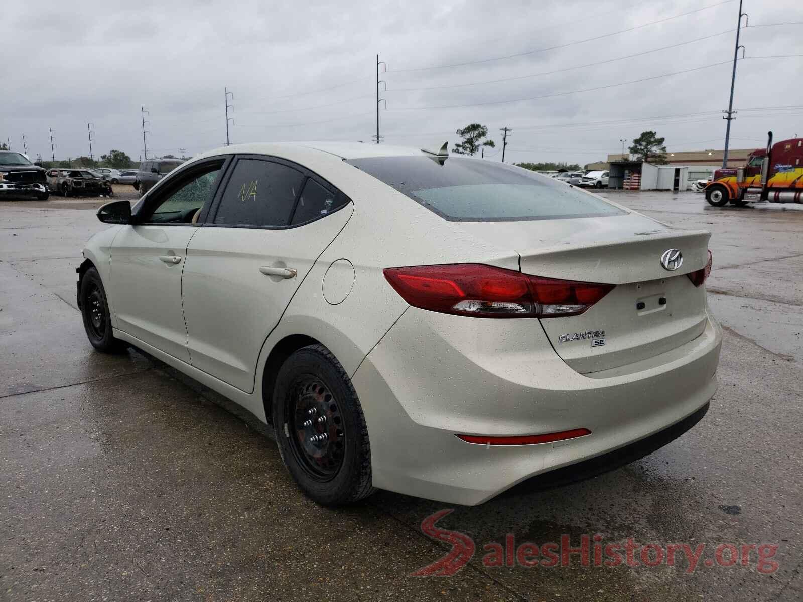 5NPD74LF7HH127458 2017 HYUNDAI ELANTRA