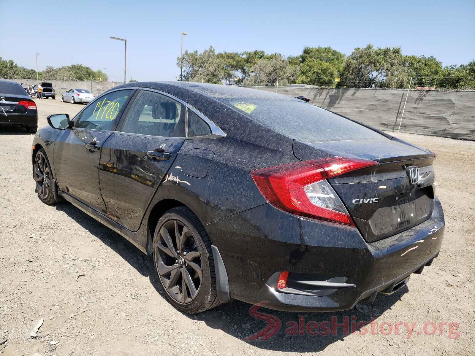 19XFC2F8XKE202963 2019 HONDA CIVIC