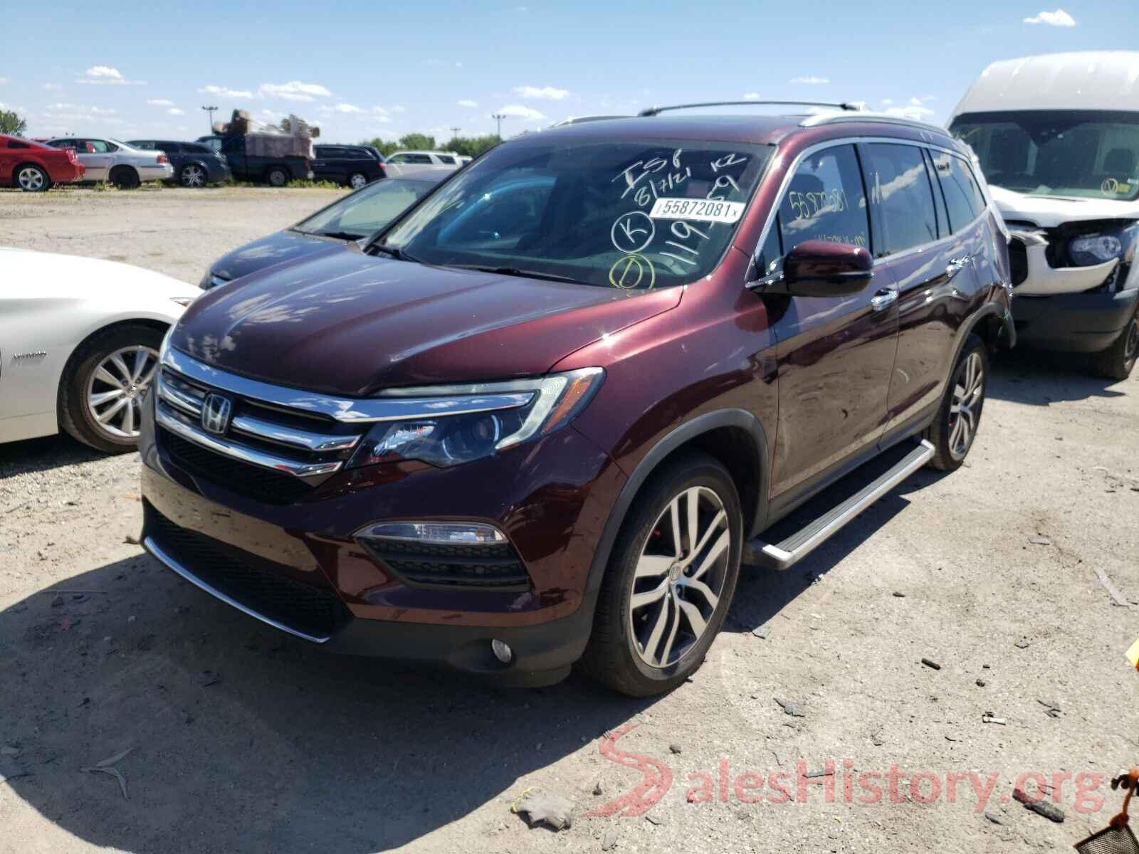 5FNYF6H99GB119359 2016 HONDA PILOT