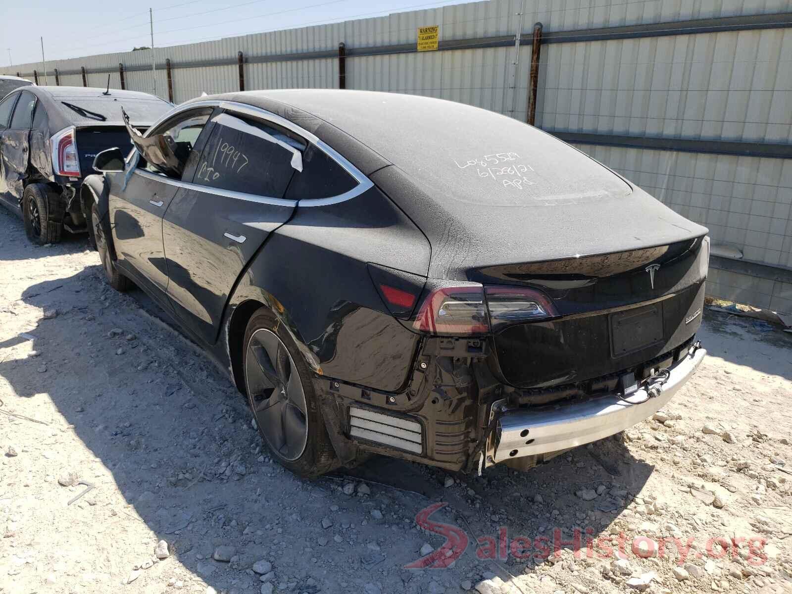 5YJ3E1EB8KF432189 2019 TESLA MODEL 3