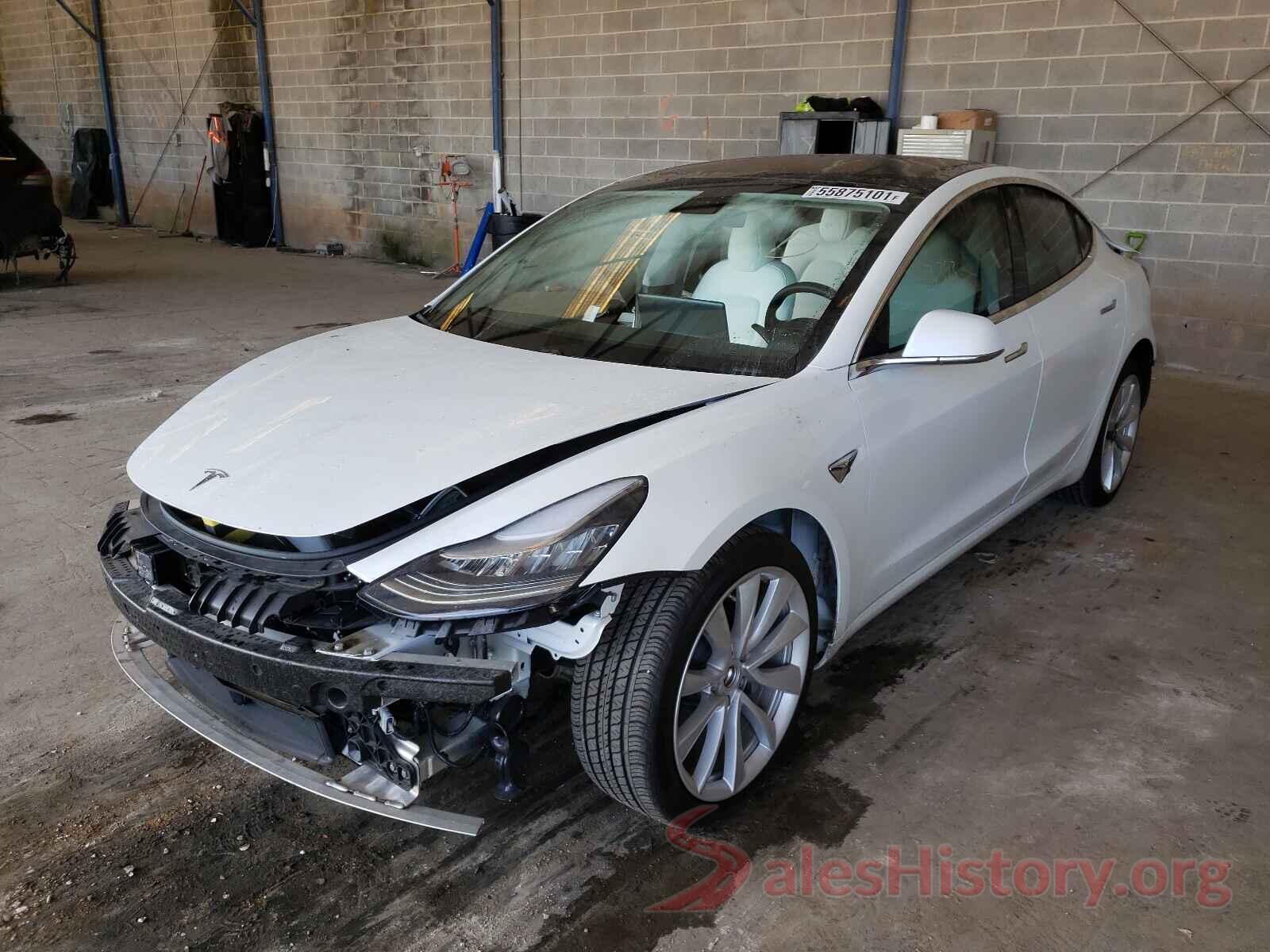 5YJ3E1EB4KF437857 2019 TESLA MODEL 3