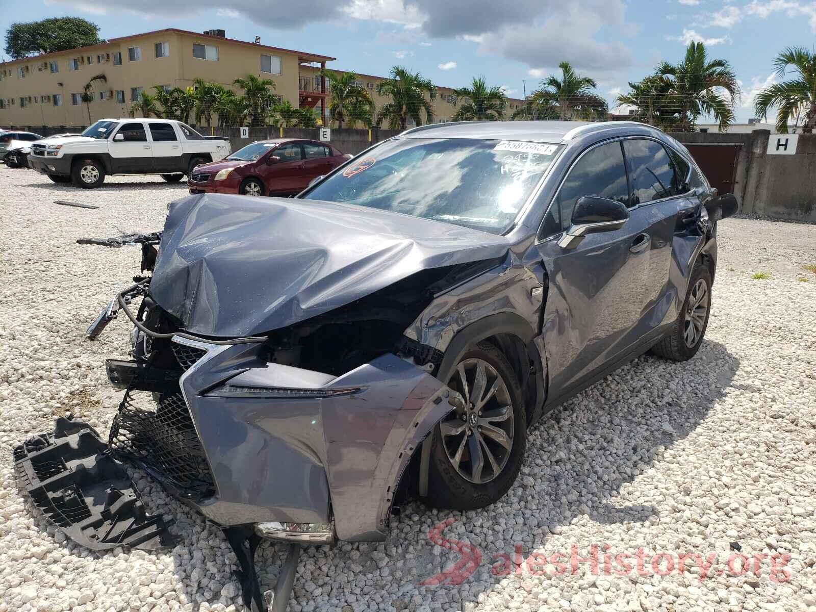 JTJYARBZ2H2082956 2017 LEXUS NX